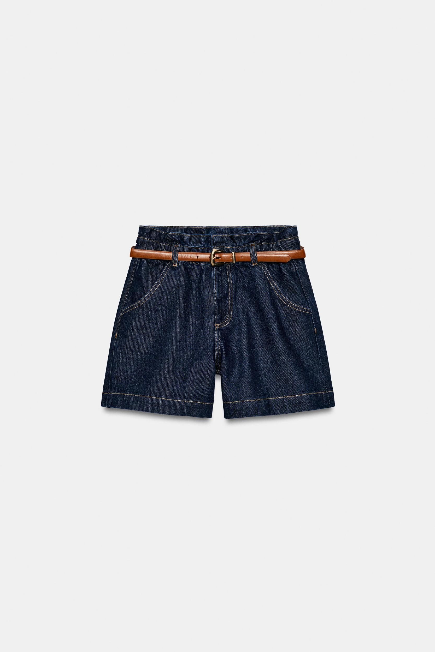 BELTED BAGGY SHORTS Product Image