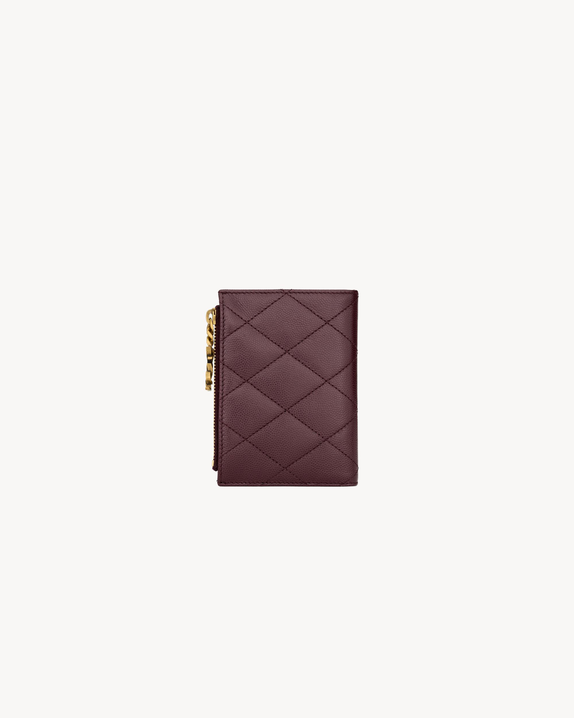 SAINT LAURENT PARIS passport case in patent leather Product Image