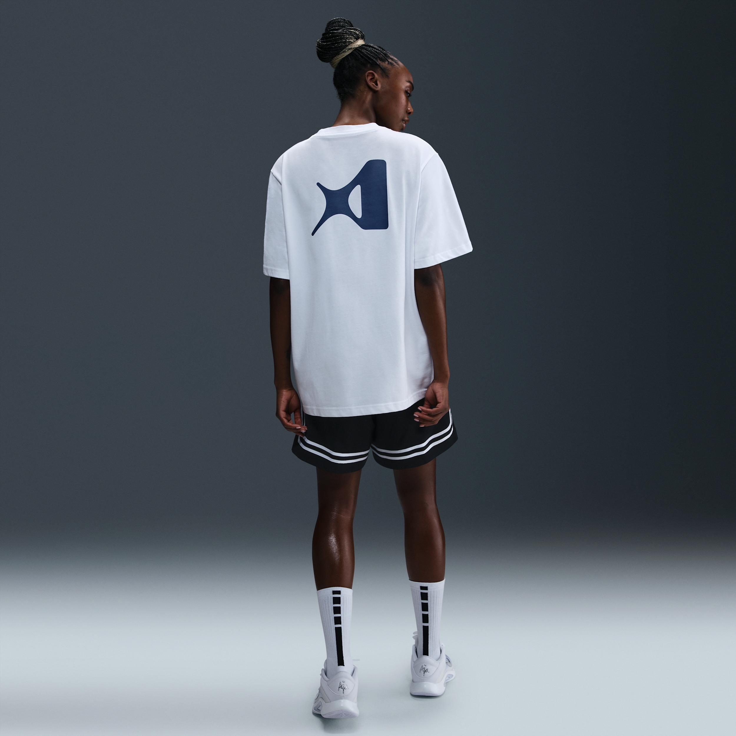 Nike Womens Aja Wilson Loose Short-Sleeve T-Shirt | HQ1696-011 Product Image