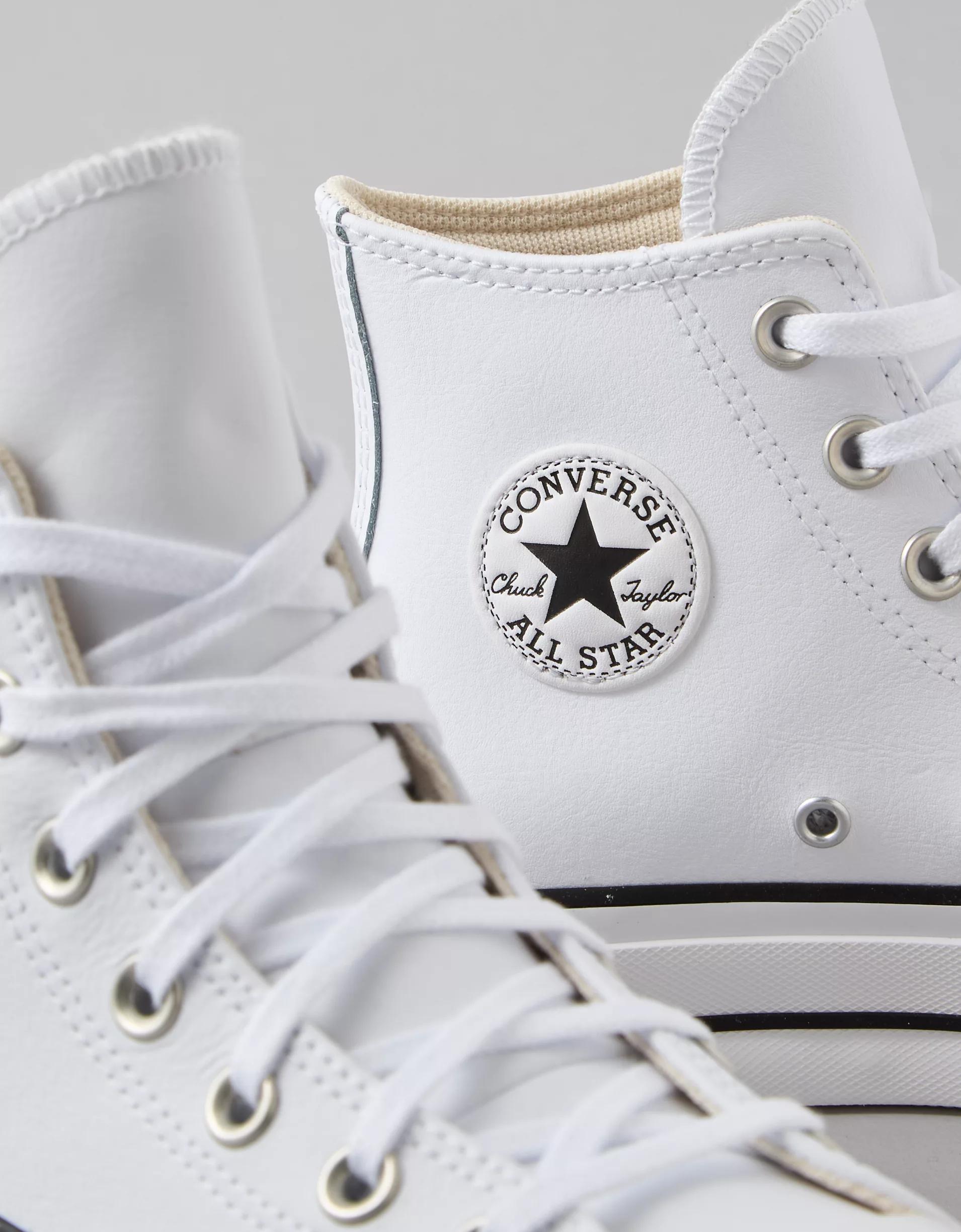 Converse Chuck Taylor Leather All Star Platform Lift High-Top Sneaker Product Image