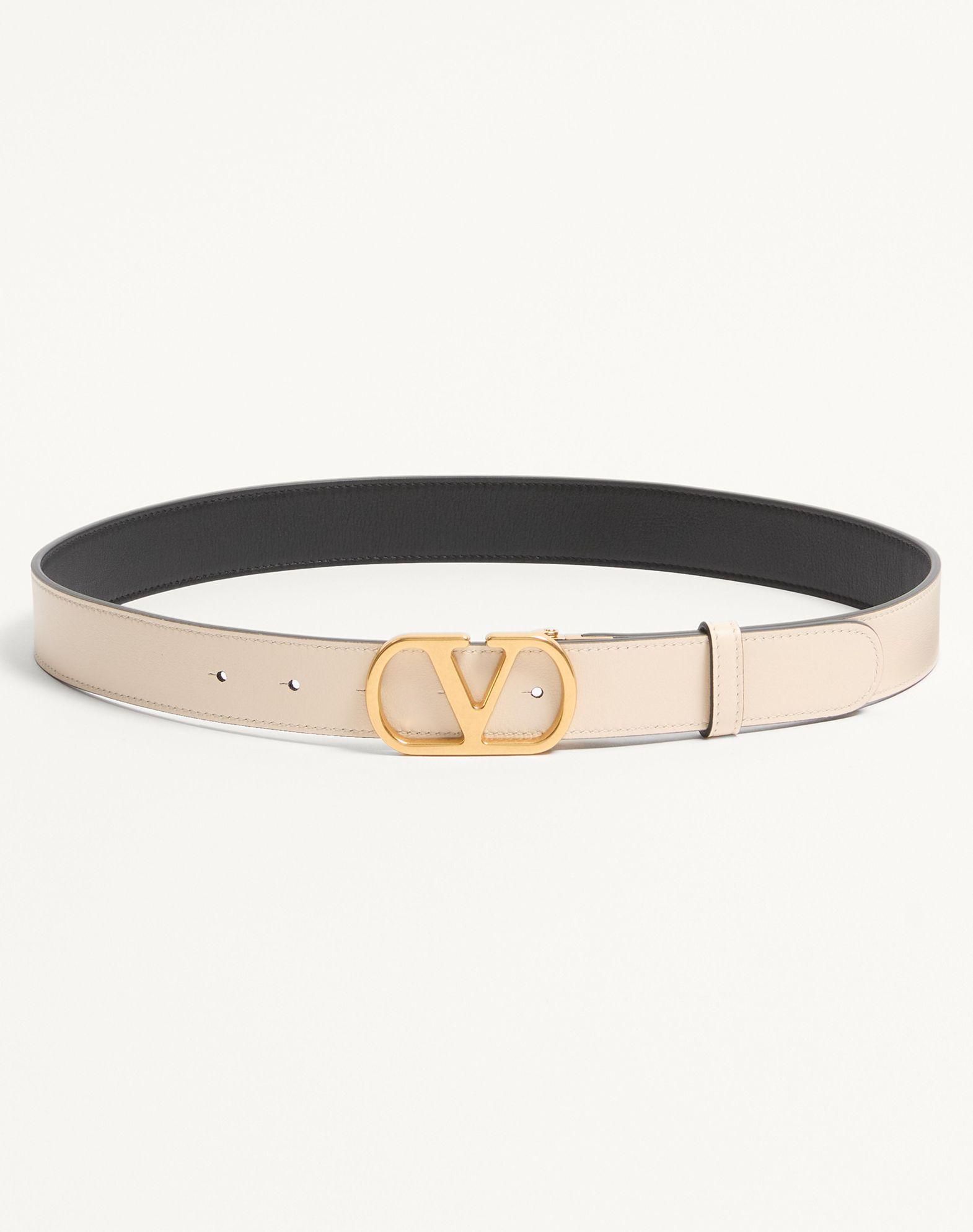 Vlogo Signature Reversible Shiny Calfskin Belt 30 Mm Product Image
