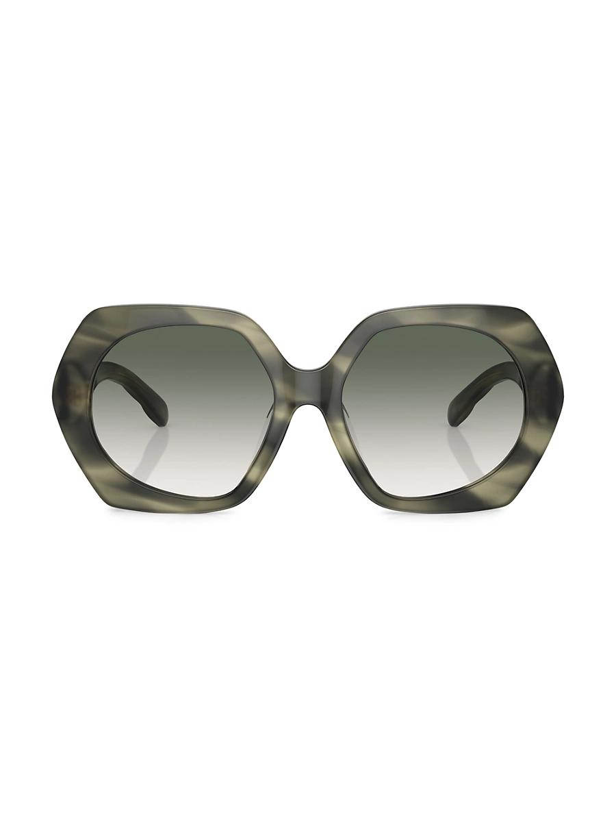Womens Kira 55MM Oversized Geometric Sunglasses Product Image