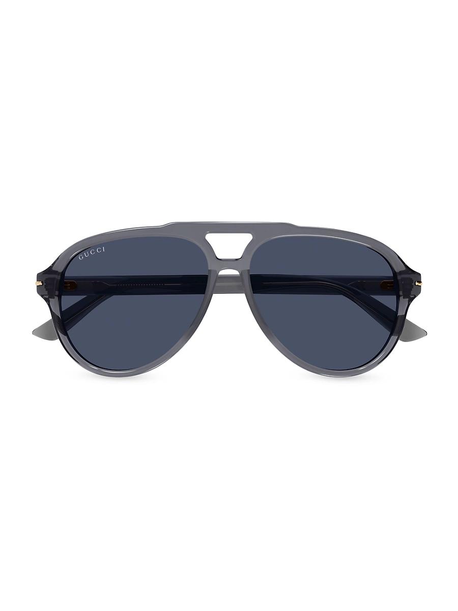 Mens GG Line Pilot Recycled Acetate Sunglasses Product Image