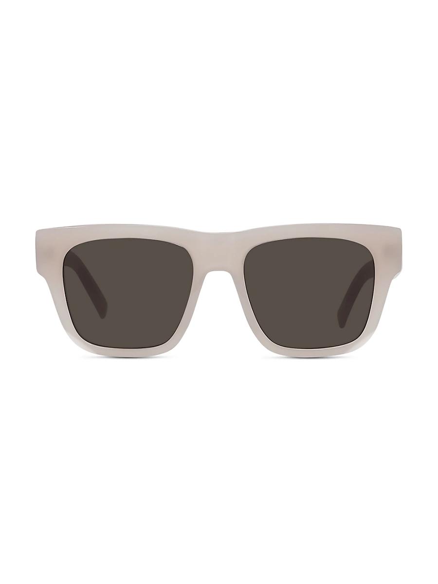 Mens Rectangular 55MM Acetate Sunglasses Product Image