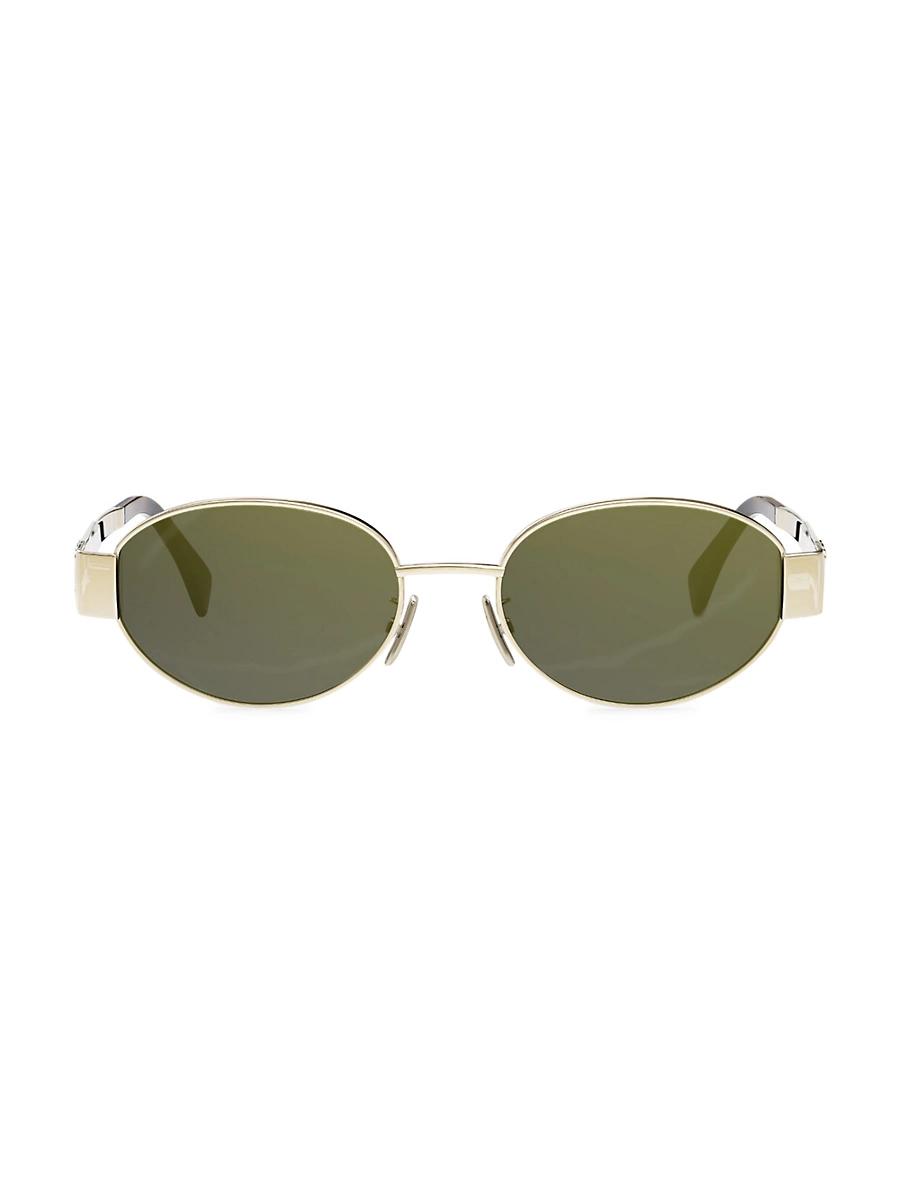 Mens Triomphe 54MM Oval Sunglasses Product Image