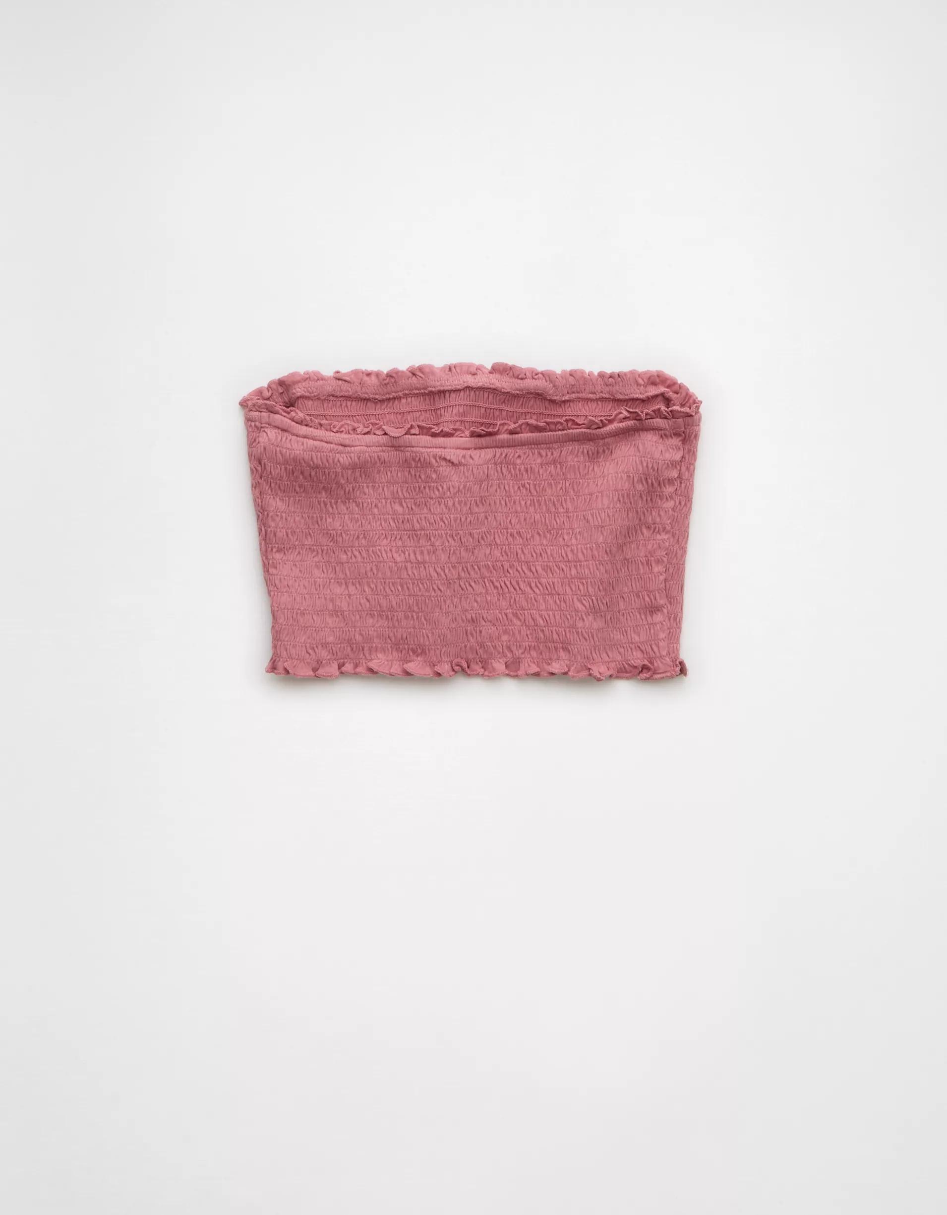 AE Sunchaser Knit Smocked Bandeau Product Image