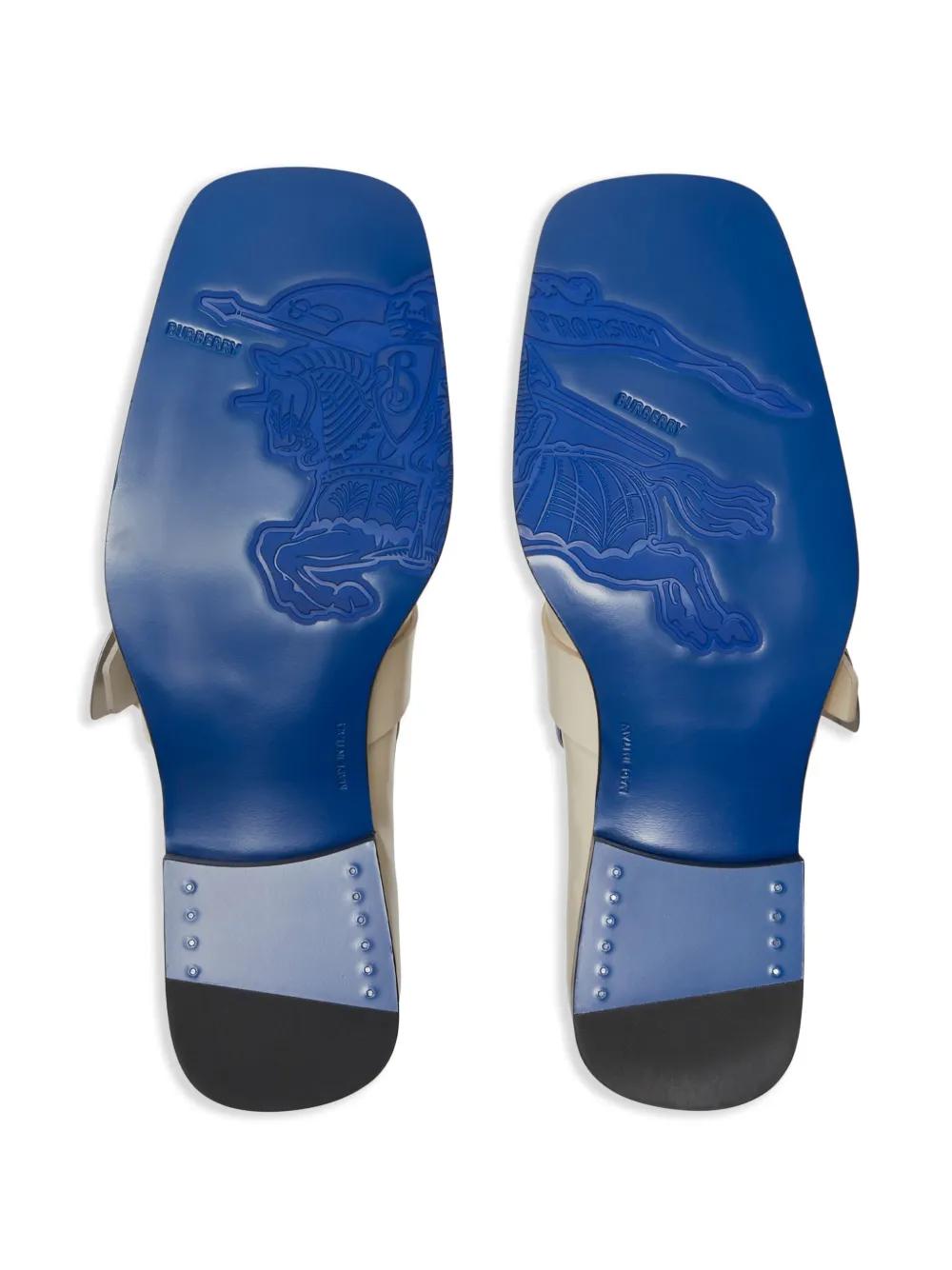 Shield leather loafers Product Image