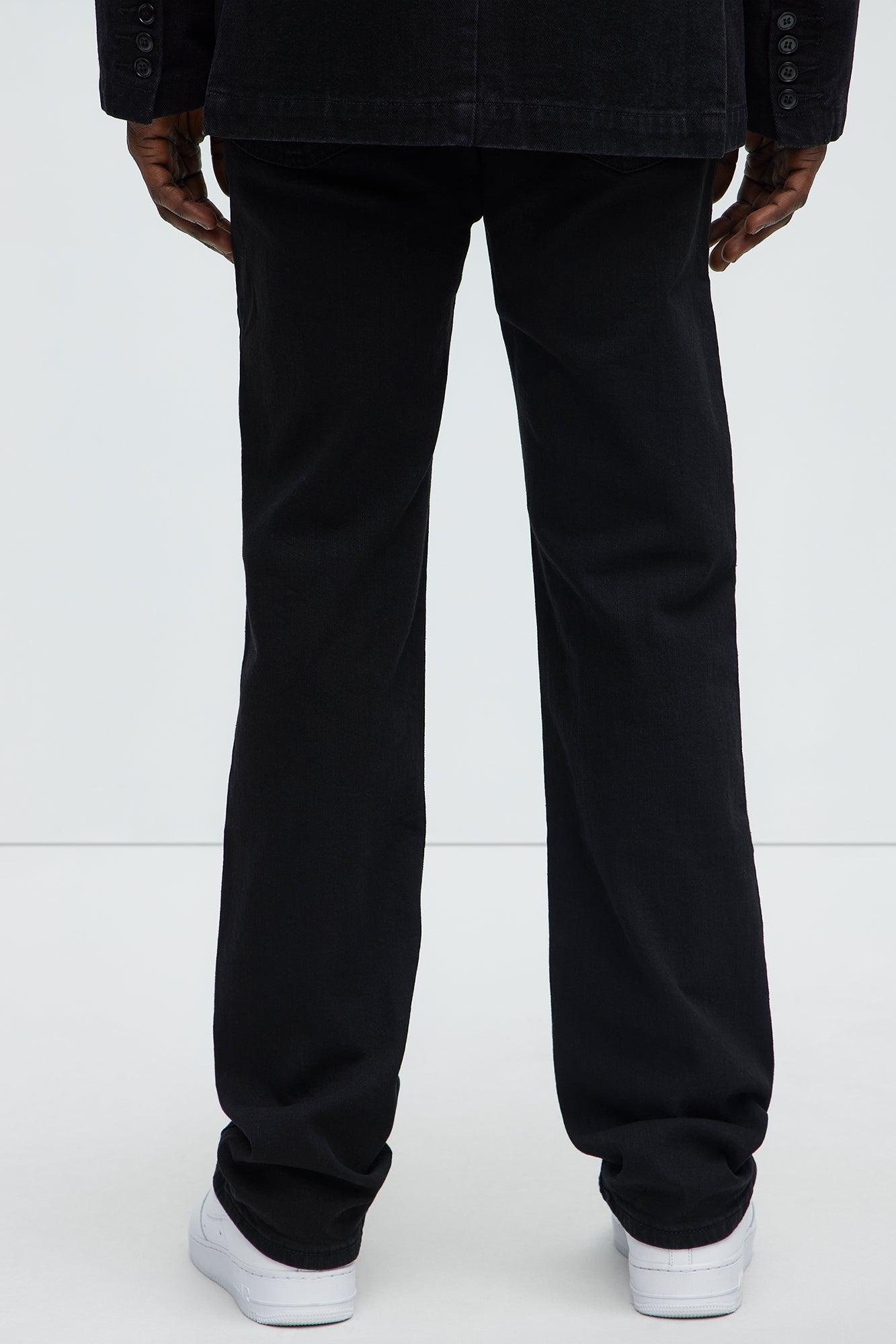 Mike Straight Taper Jeans - Black Product Image