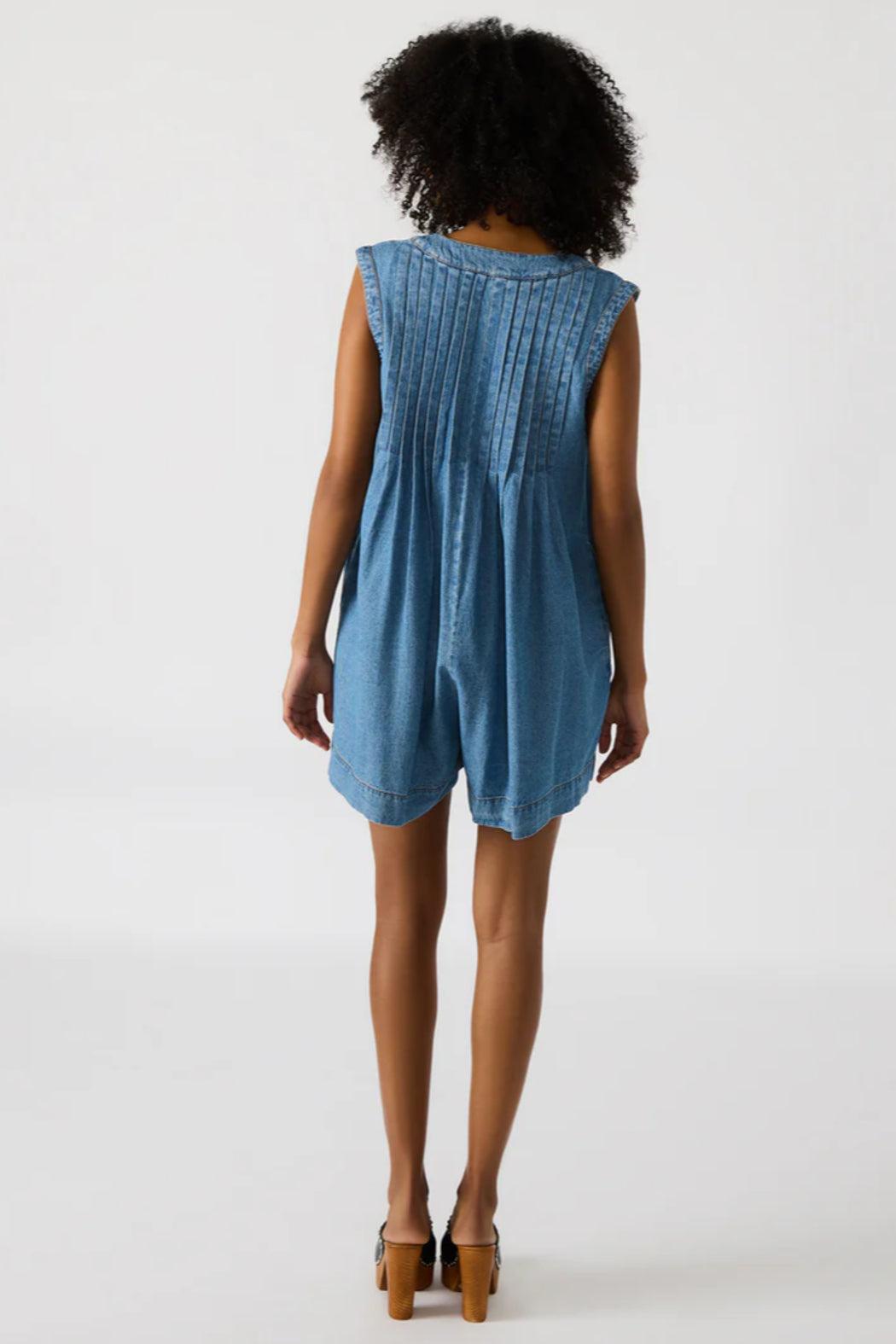 Mick Denim Romper Product Image