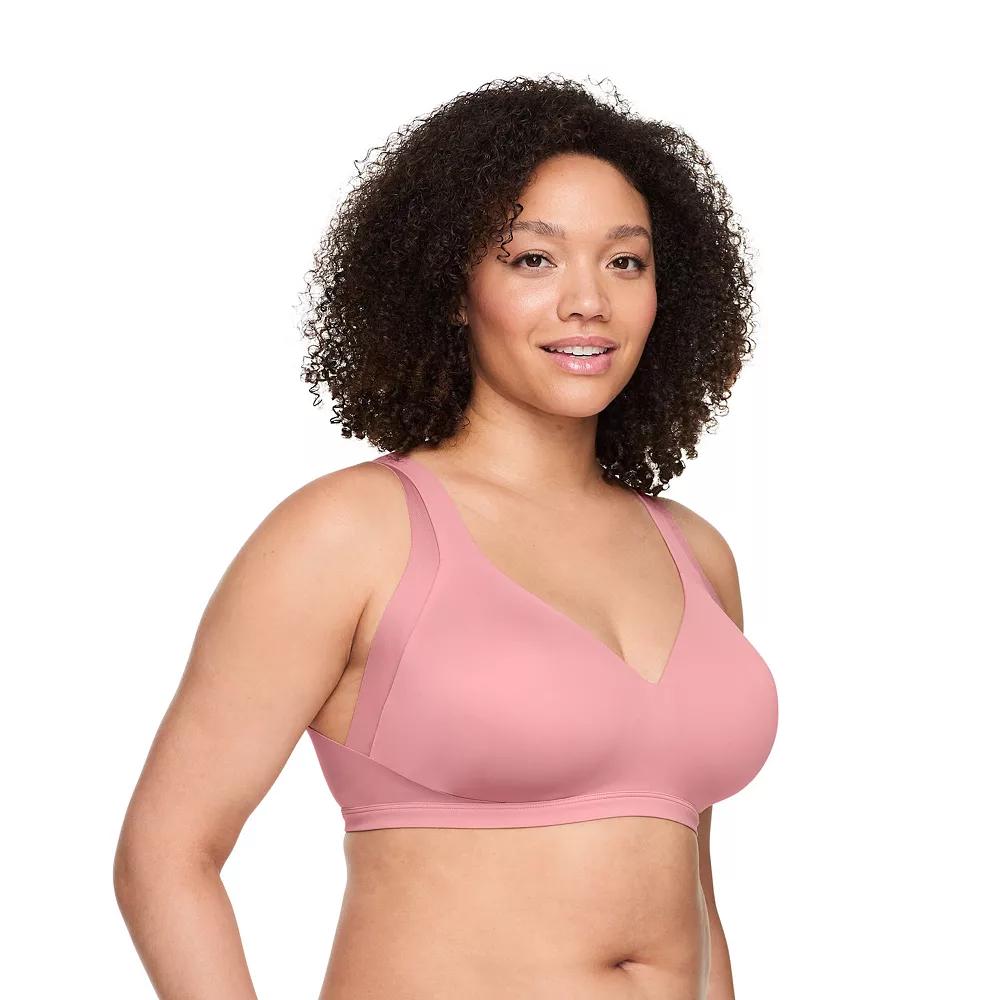 Warners No Side Effects® Underarm and Back-Smoothing Comfort Wireless Lightly Lined T-Shirt Bra RA2231A, Women's, Size: Small, Pink Product Image