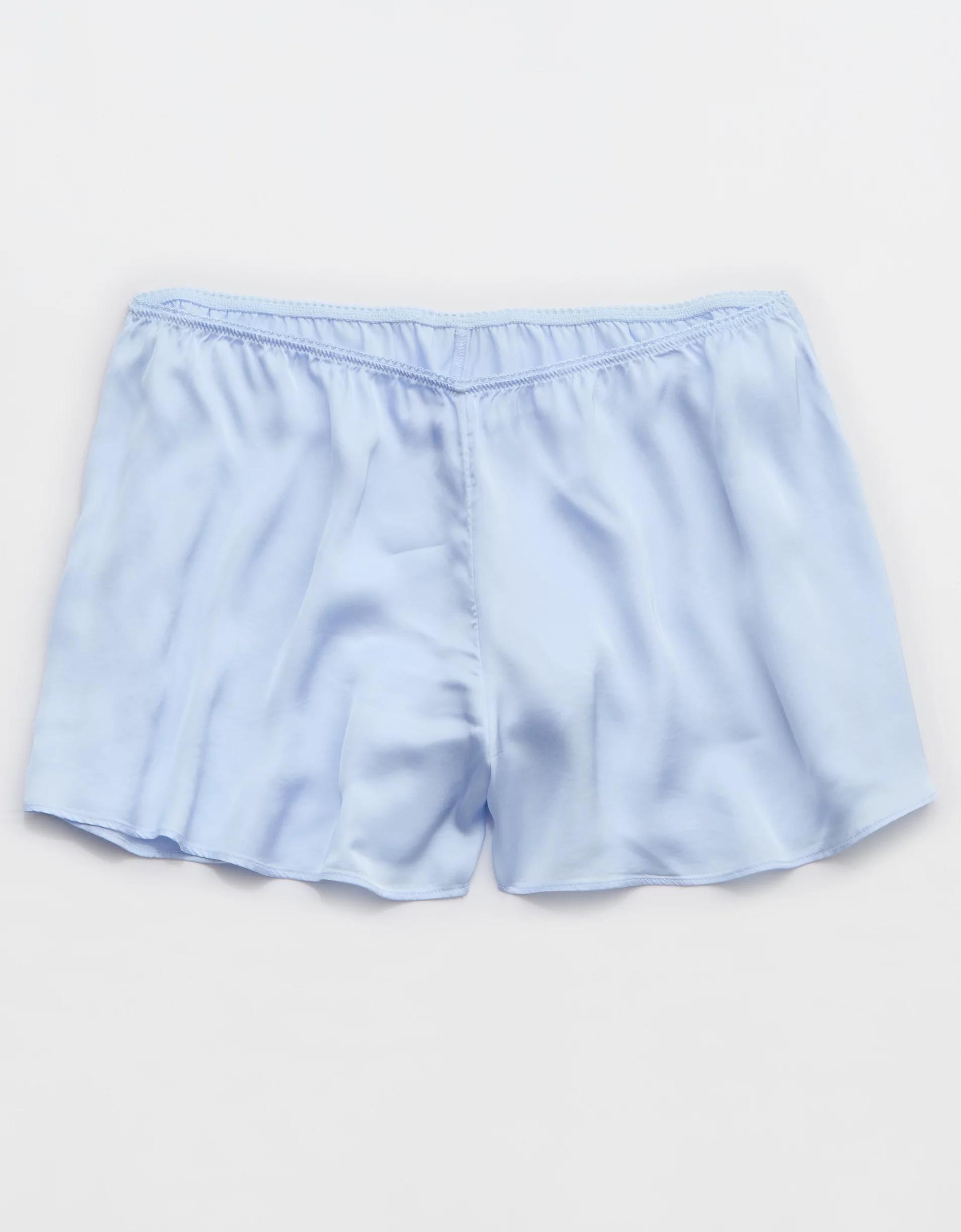 Aerie Off-Duty Satin Flirty Boxer Product Image