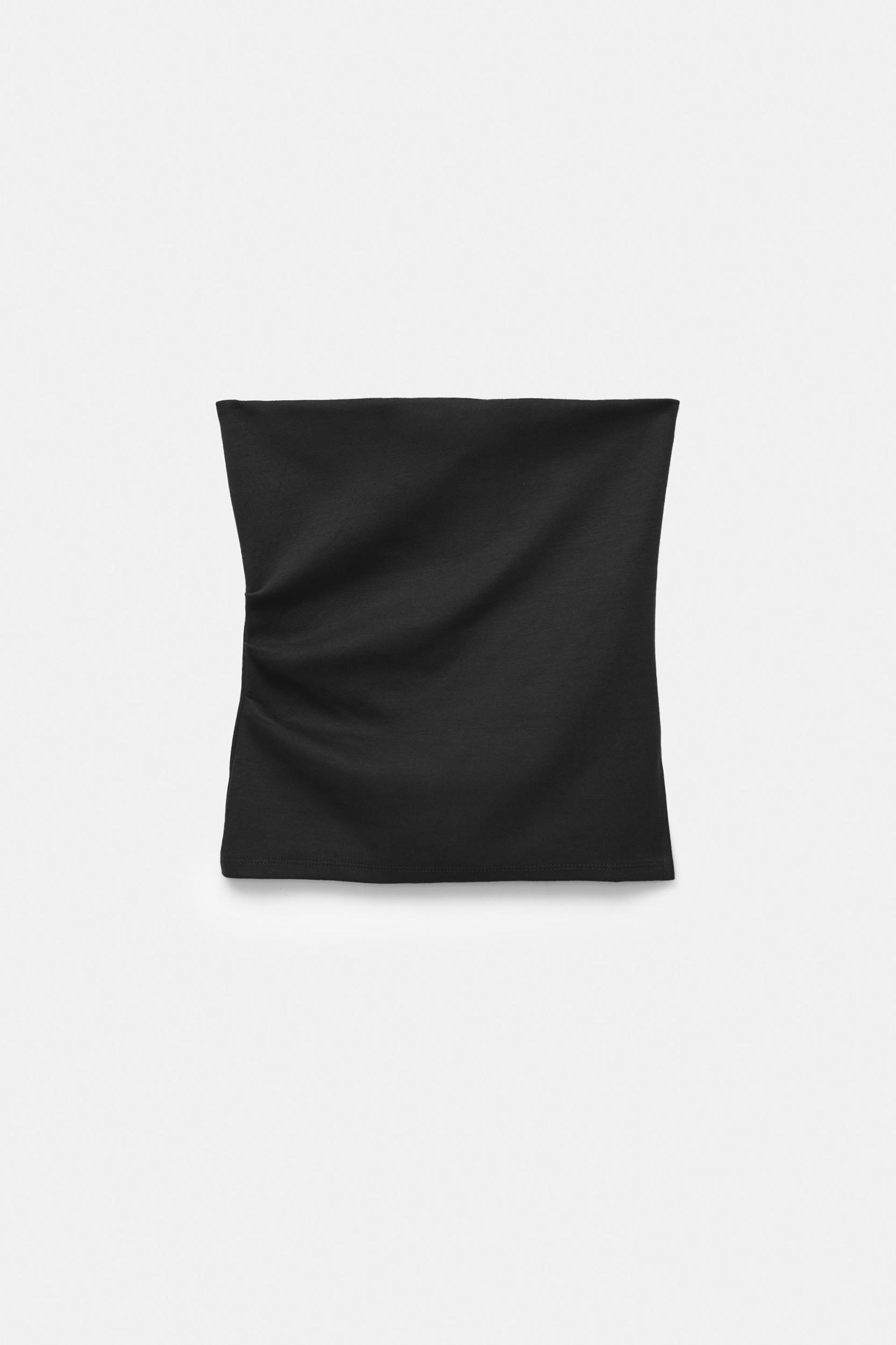 Strapless top with vent Product Image