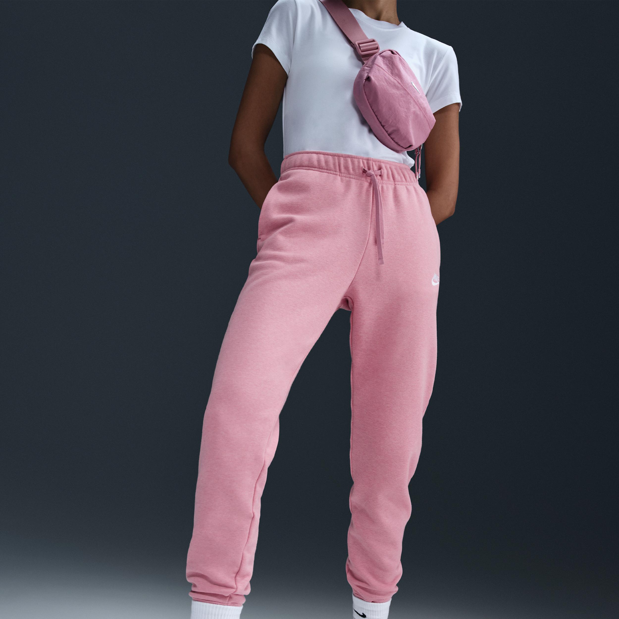 Womens Nike Sportswear Club Fleece Mid-Rise Jogger Pants | DQ5191-699 Product Image