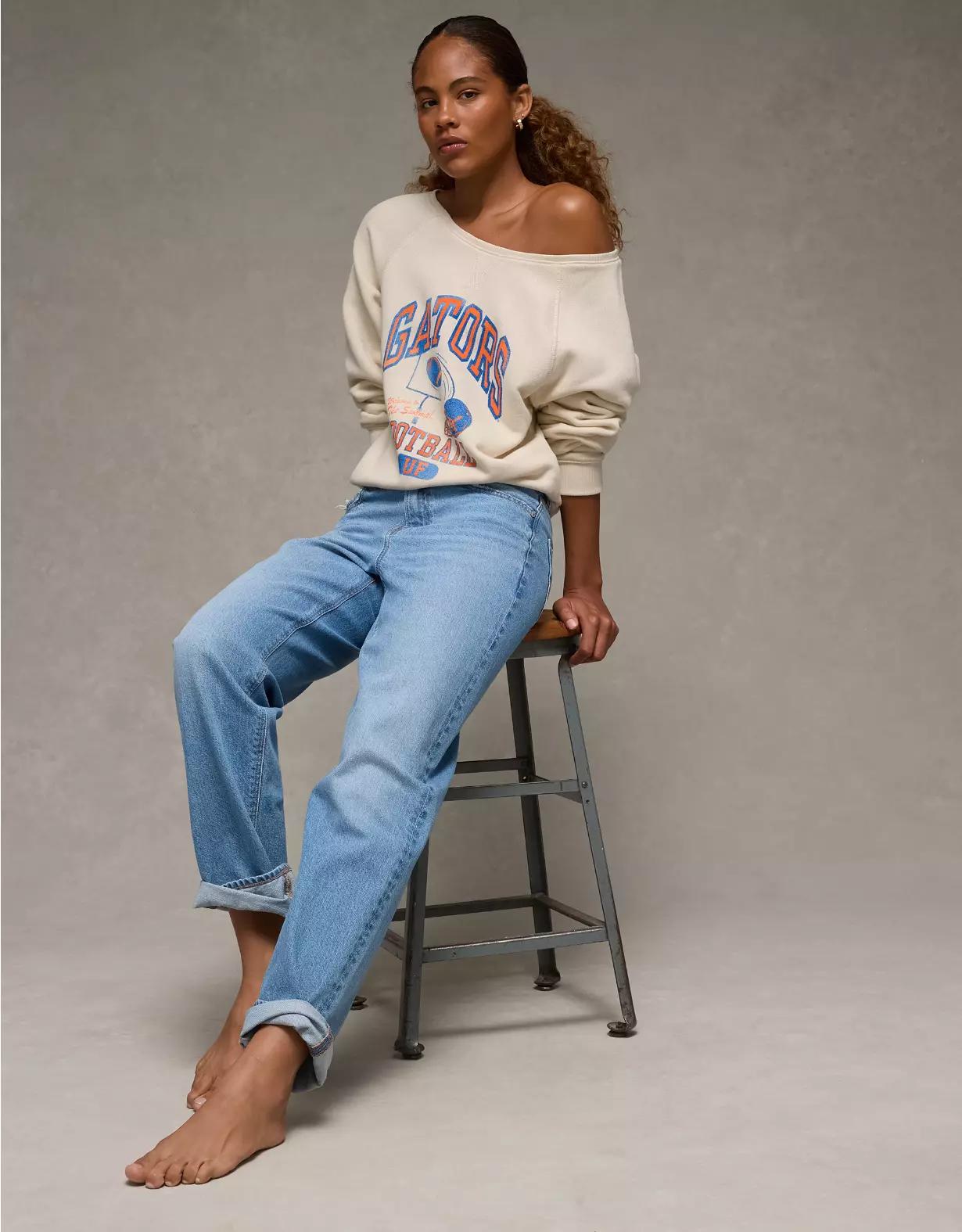 AE Florida Gators Graphic Off The Shoulder Sweatshirt Product Image