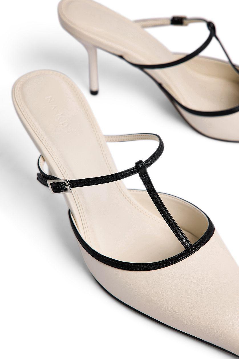 Contrast Pointy Toe Heel Product Image