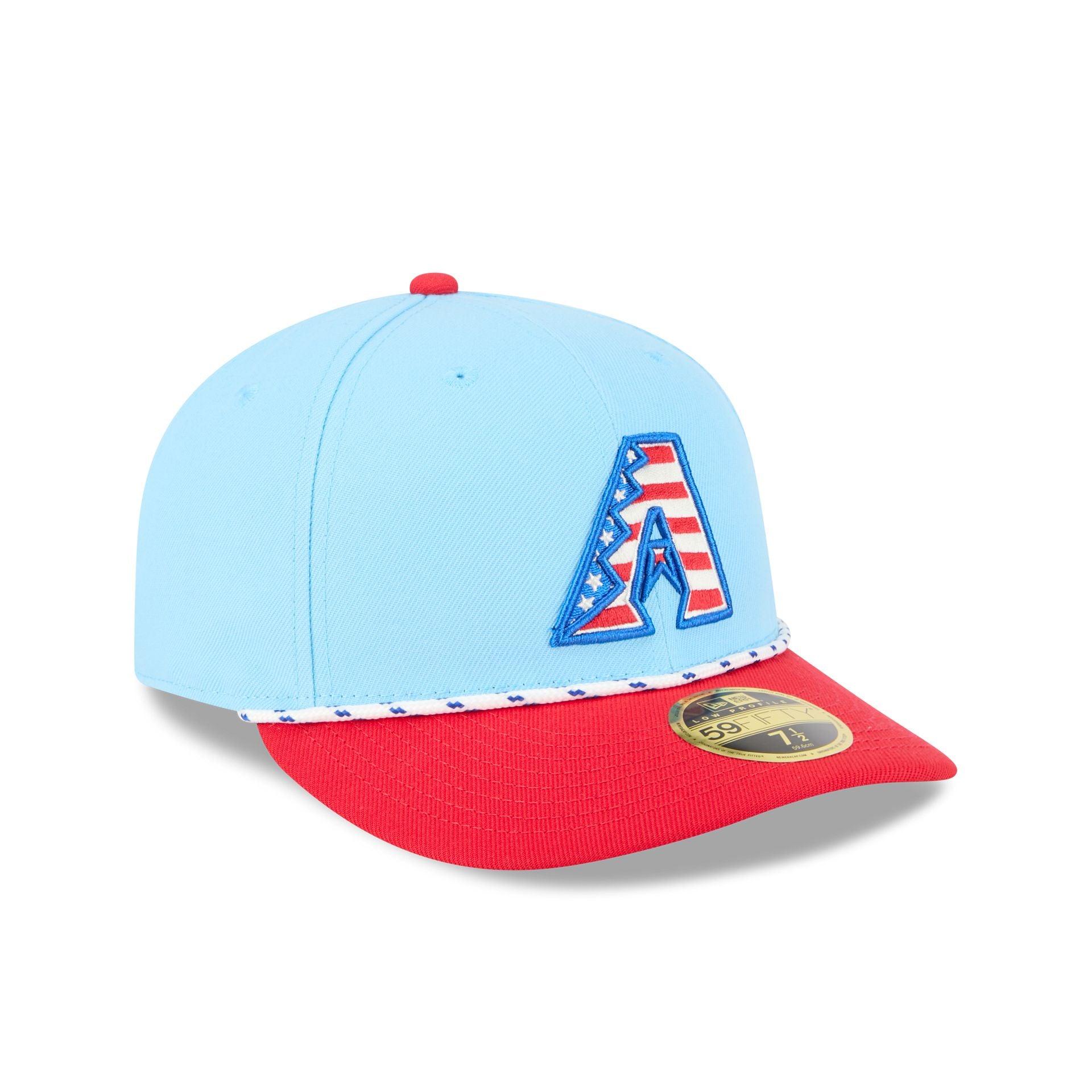 Arizona Diamondbacks Independence Day 2025 Low Profile 59FIFTY Fitted Hat Male Product Image
