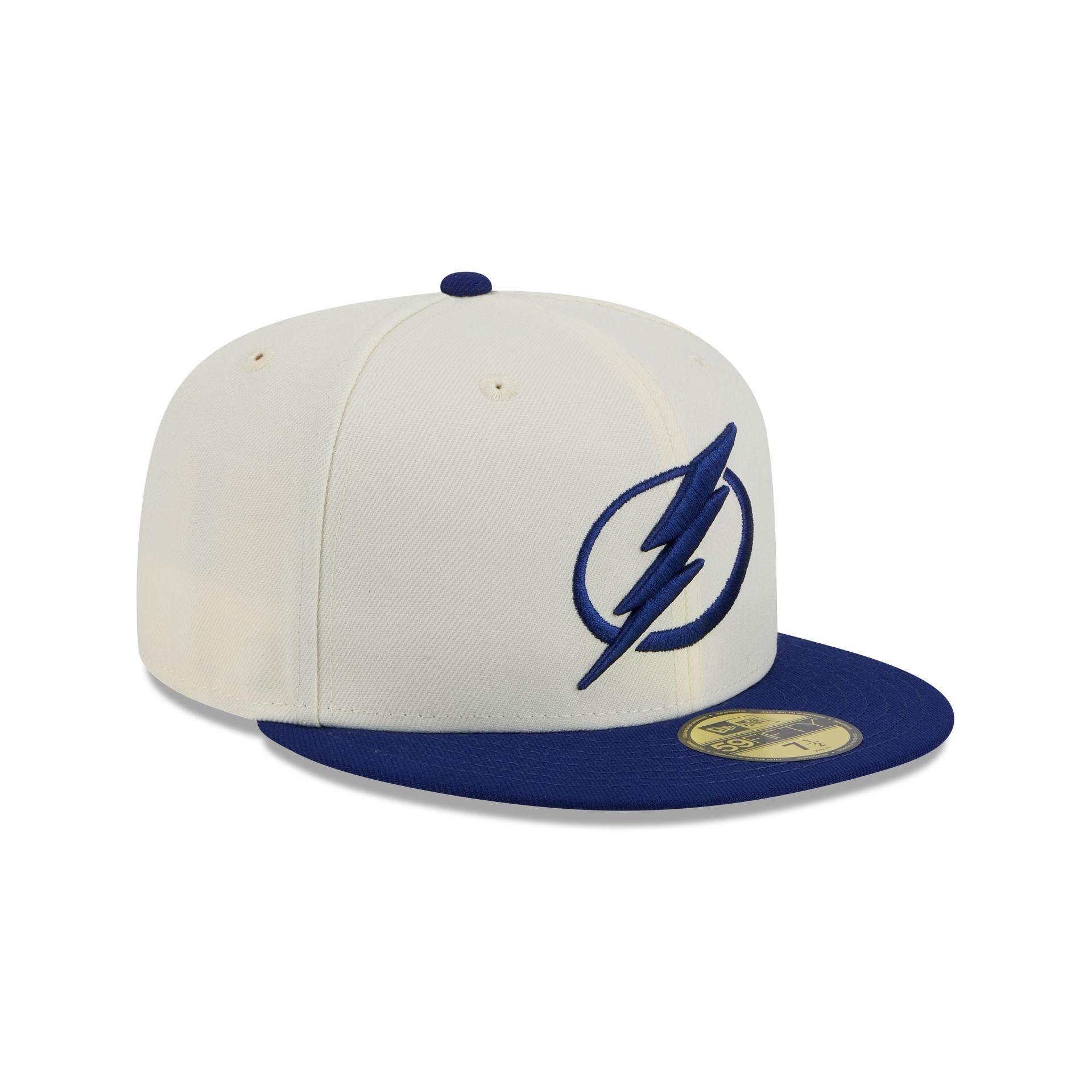 Tampa Bay Lightning Chrome White 59FIFTY Fitted Hat Male Product Image