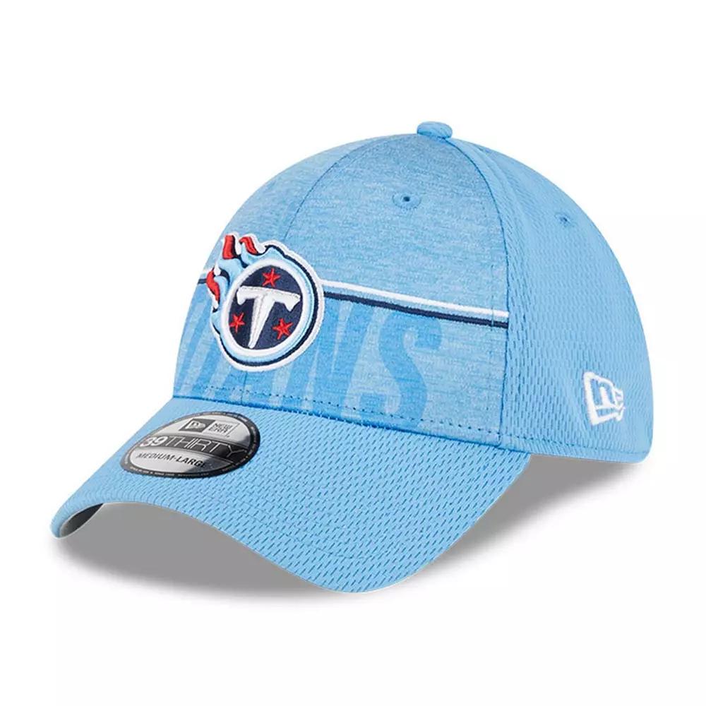 Men's New Era Light Blue Tennessee Titans 2023 NFL Training Camp 39THIRTY Flex Fit Hat,  Product Image