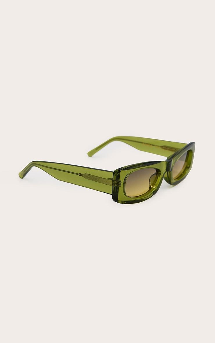 A.KJÆRBEDE Frida Sunglasses - Light Olive Product Image