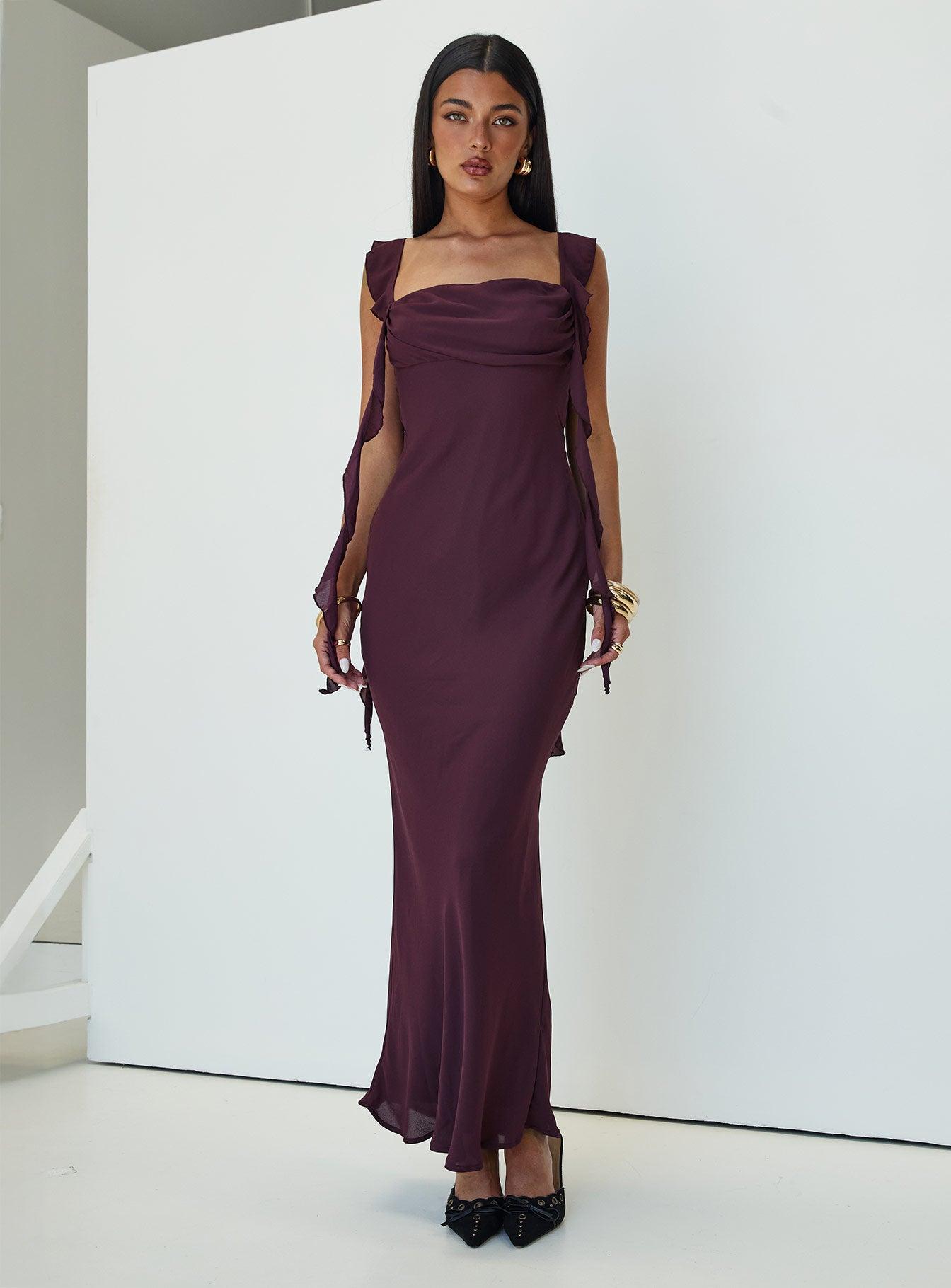 Lanai Maxi Dress Plum Product Image