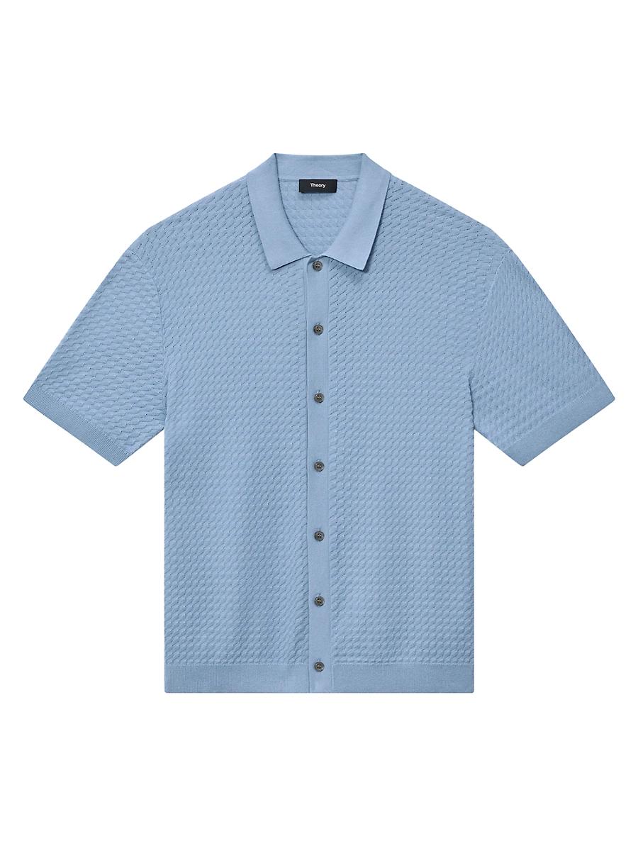 Men's Cairn Cotton Waffle-Knit Shirt Product Image