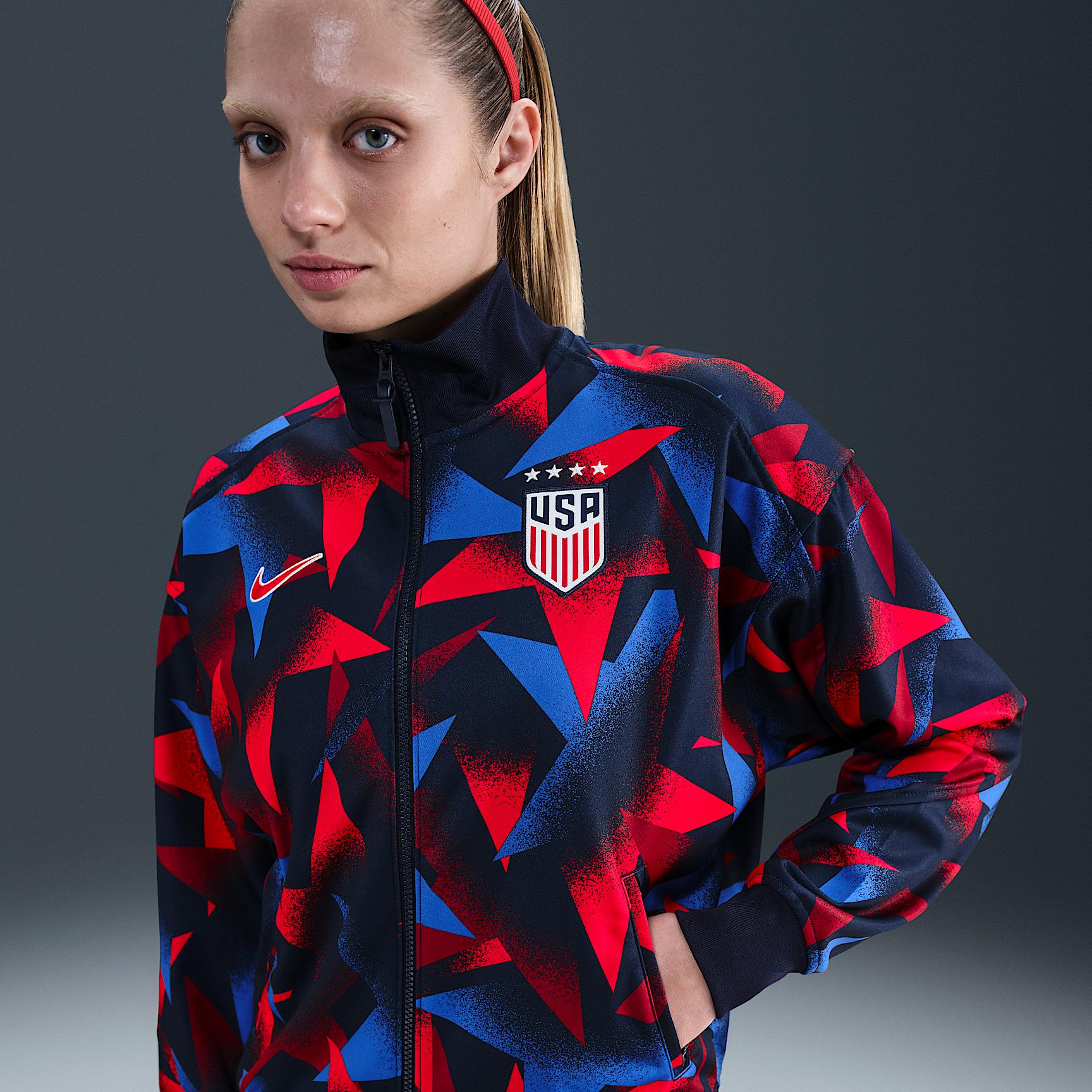 USWNT Academy Pro Nike Women's Dri-FIT Soccer Anthem Jacket Product Image