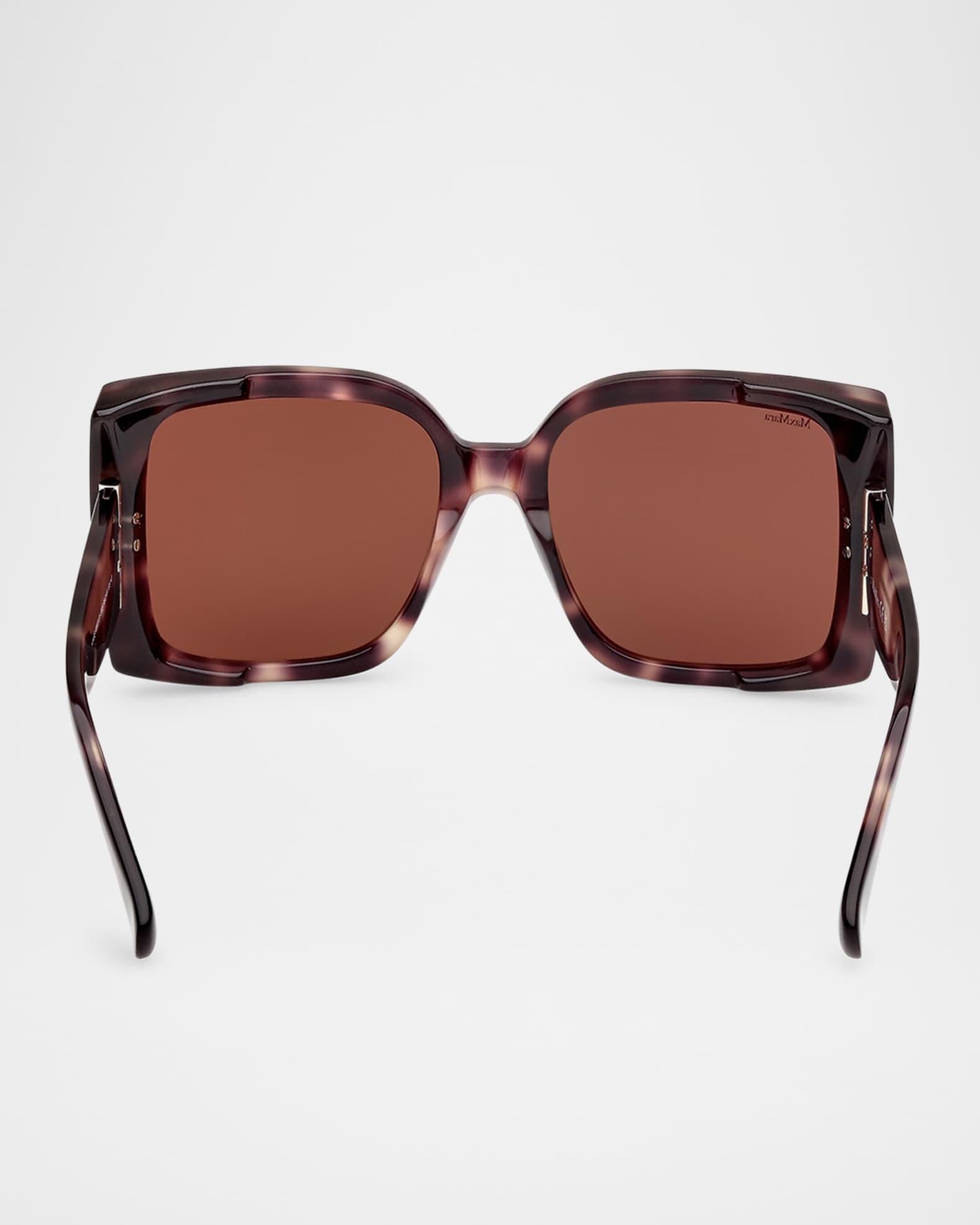 Hinge Acetate Square Sunglasses Product Image