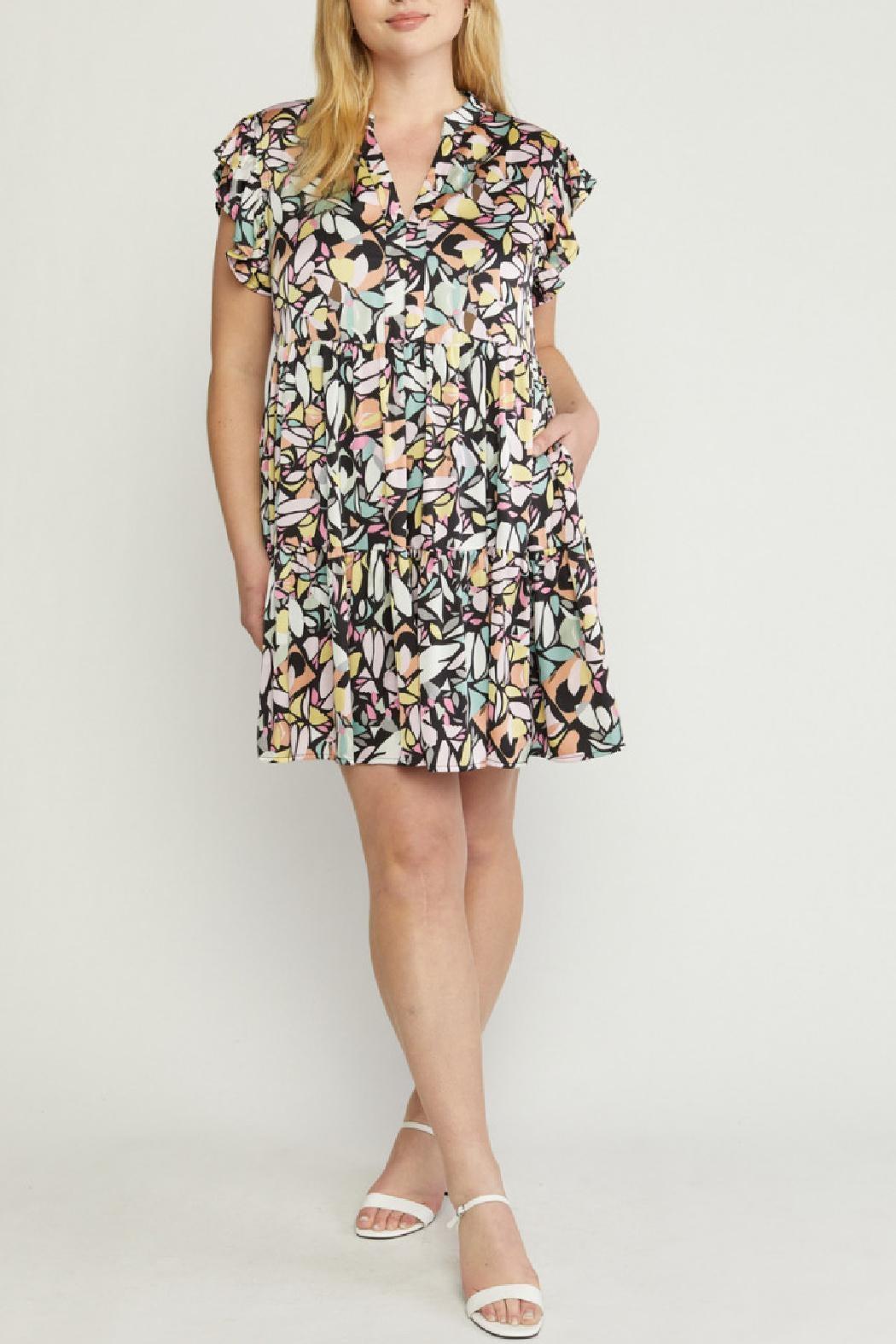 Printed Tiered Dress Product Image