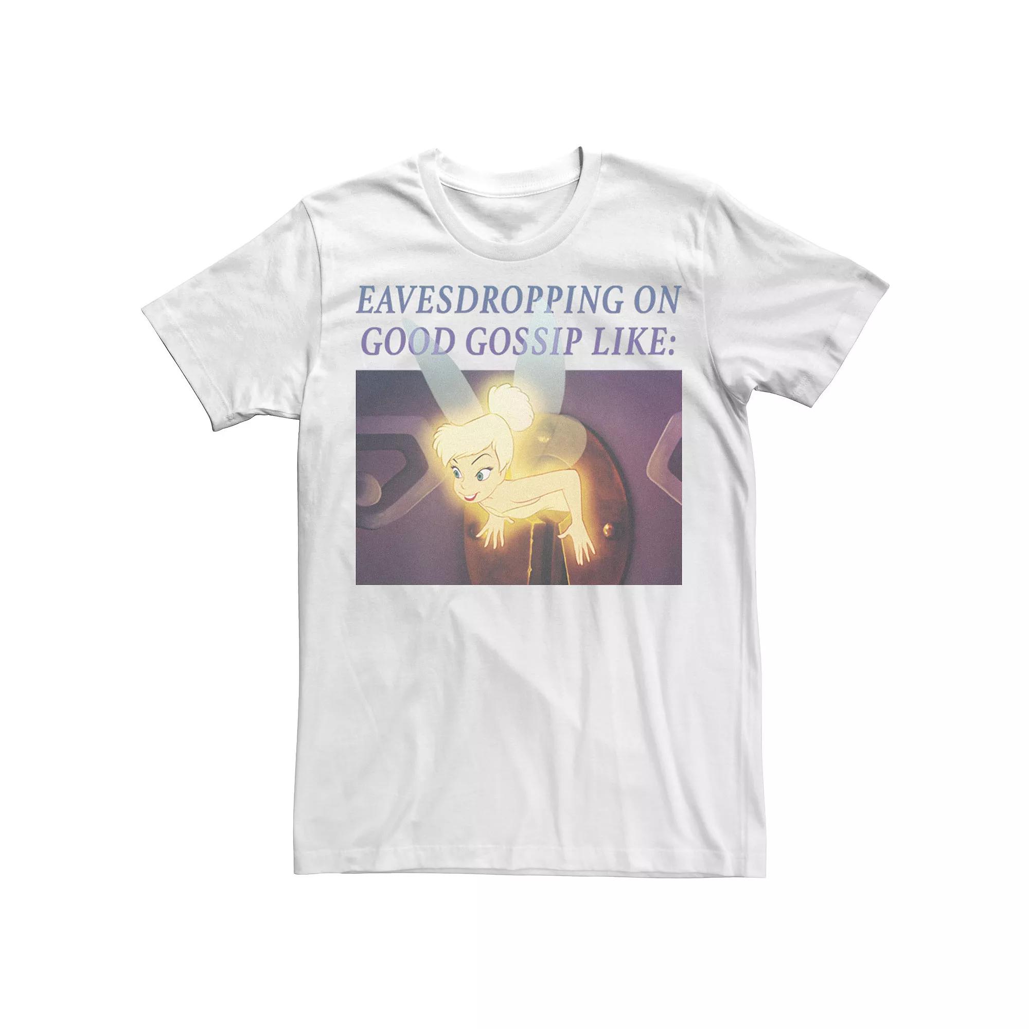 Disney's Peter Pan Tinkerbell Men's Eavesdropping Meme Tee,  Product Image