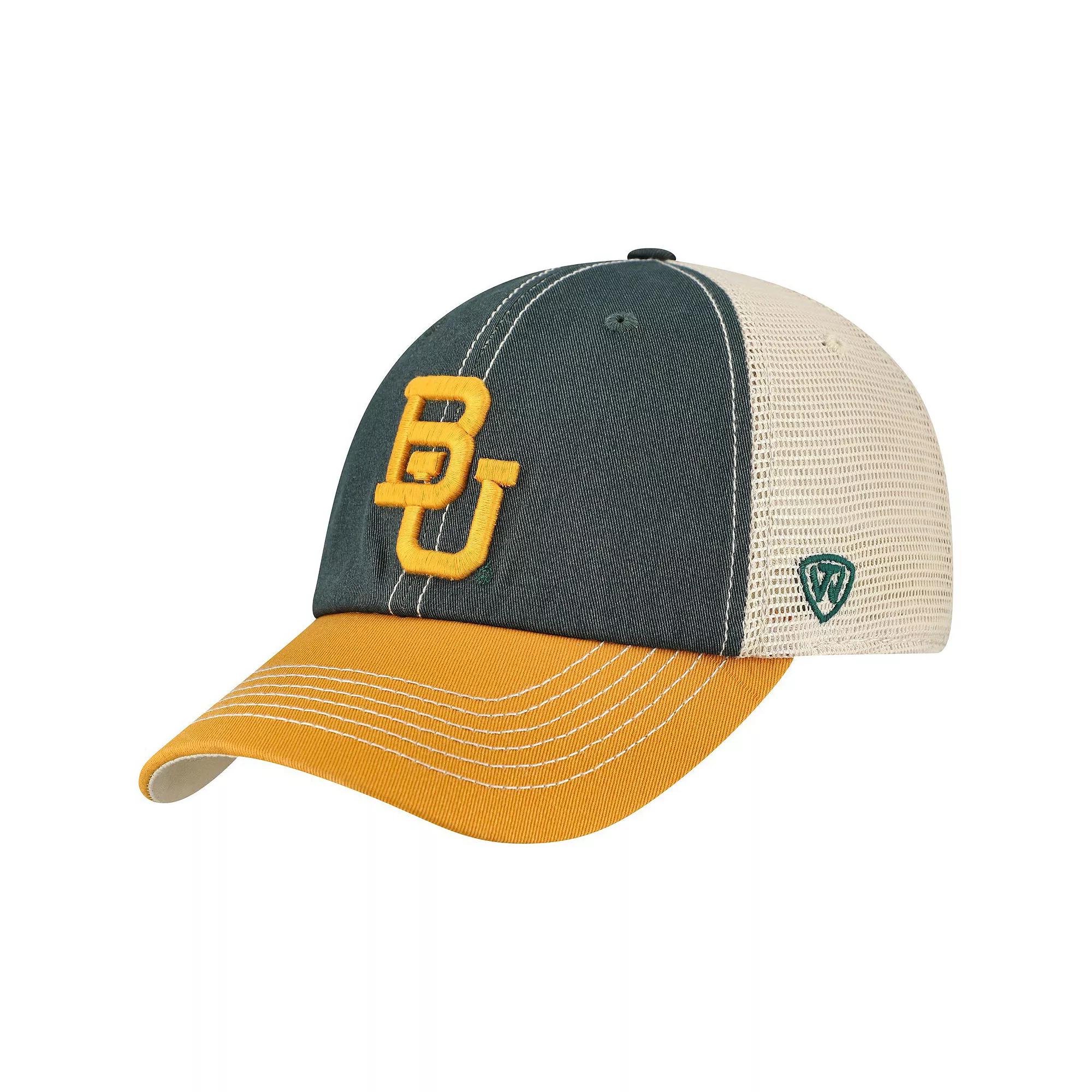 Men's Top of the World  Green/Gold Baylor Bears Off Road Adjustable Trucker Hat, Bay Green Product Image