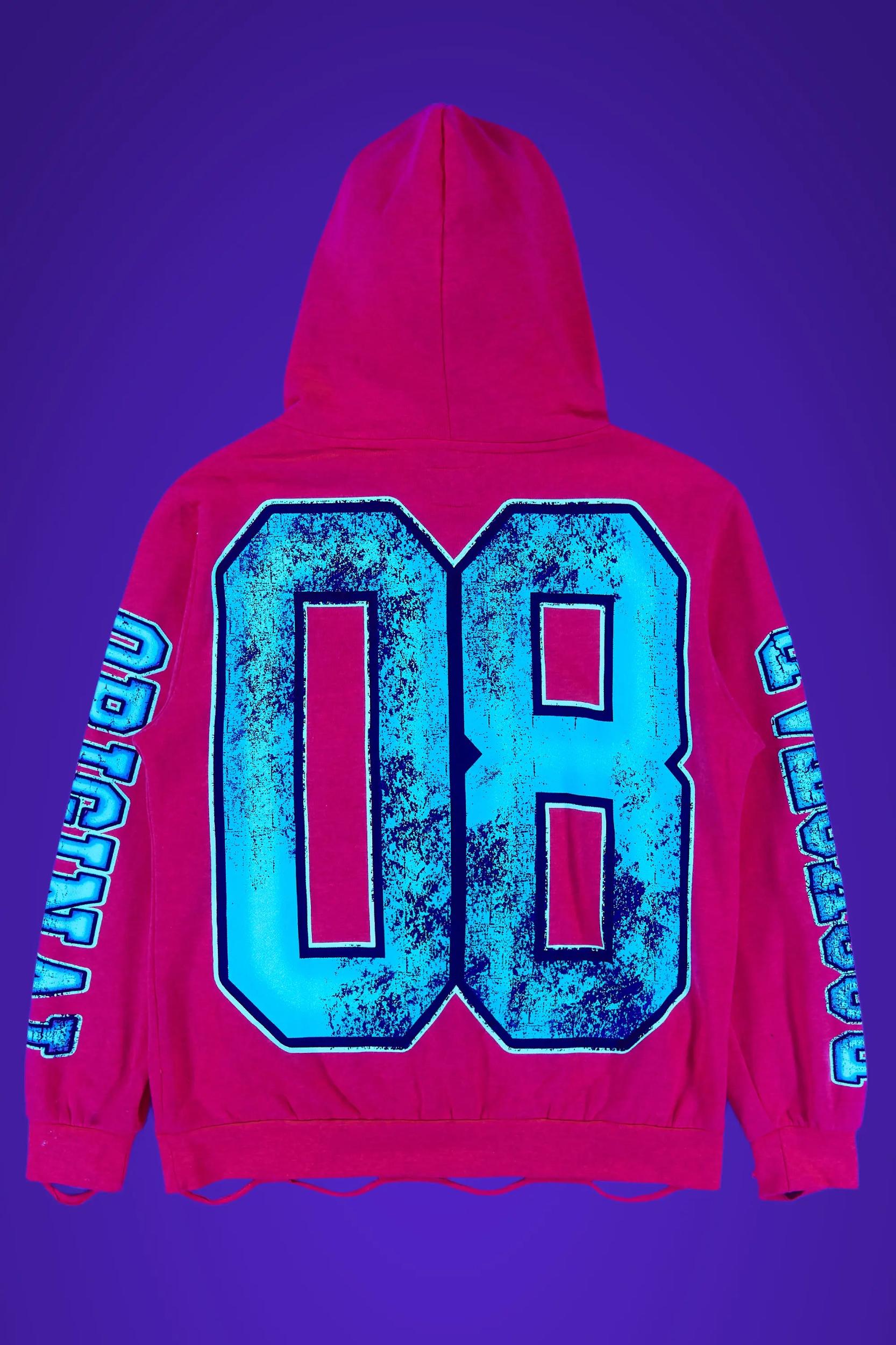 Fields Orange Graphic Hoodie Male Product Image