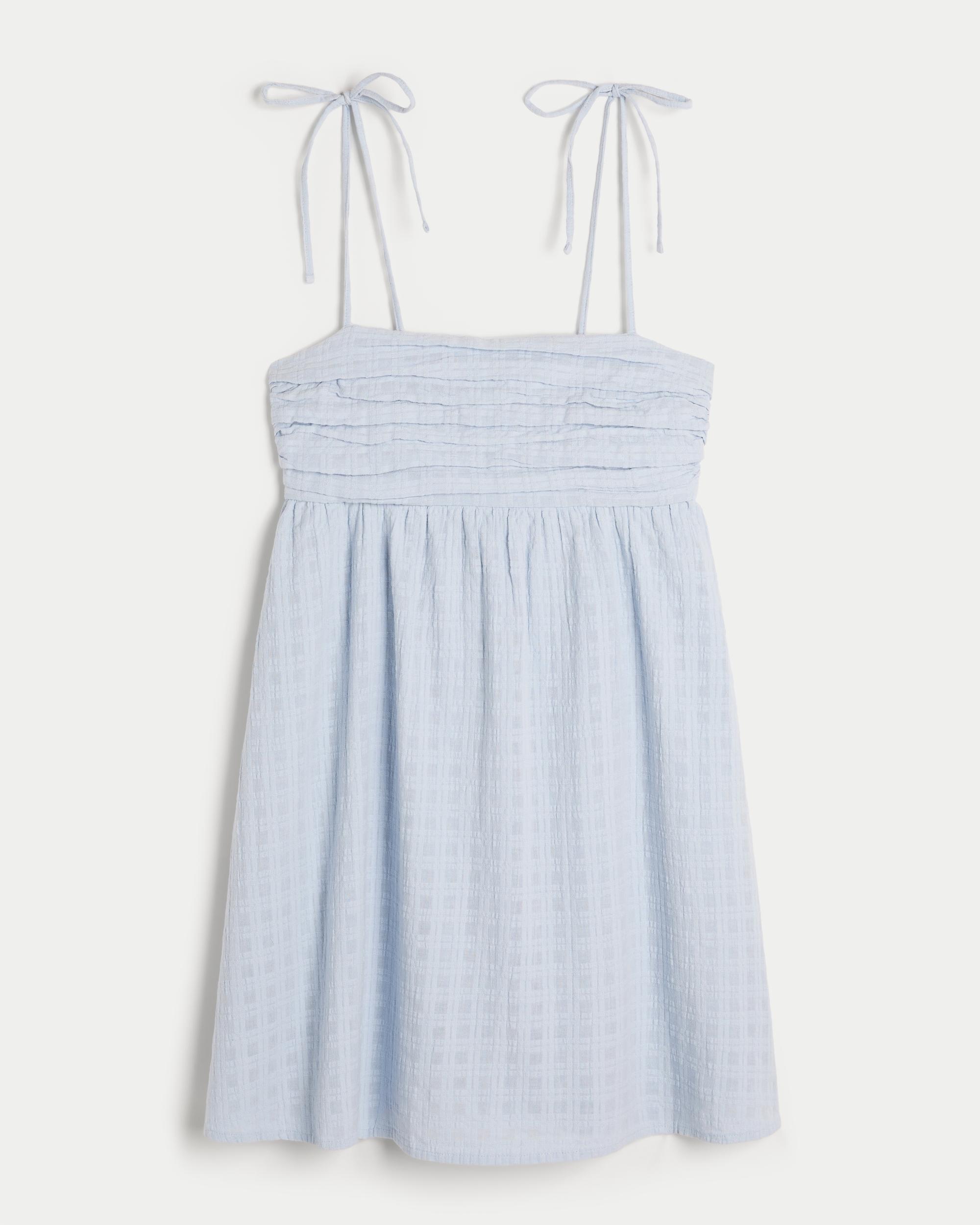 Babydoll Tie-Strap Mini Dress Product Image