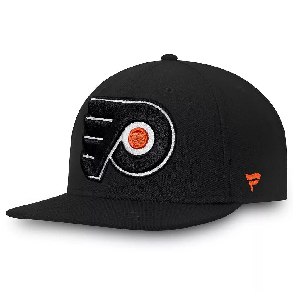 Men's Fanatics Black Philadelphia Flyers Core Fitted Hat,  Product Image