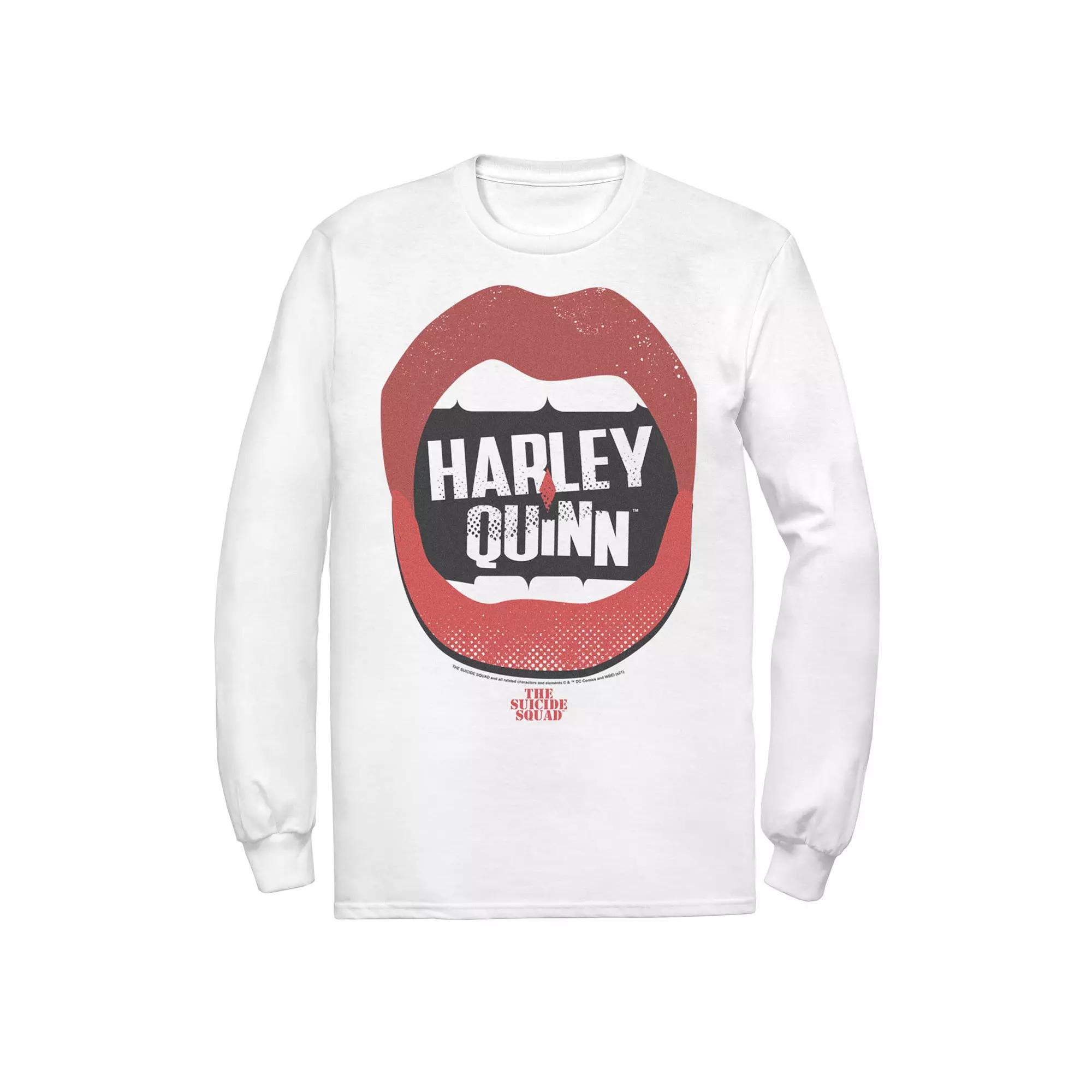 Men's The Suicide Squad Harley Quinn Lips Tee, Boy's,  Product Image