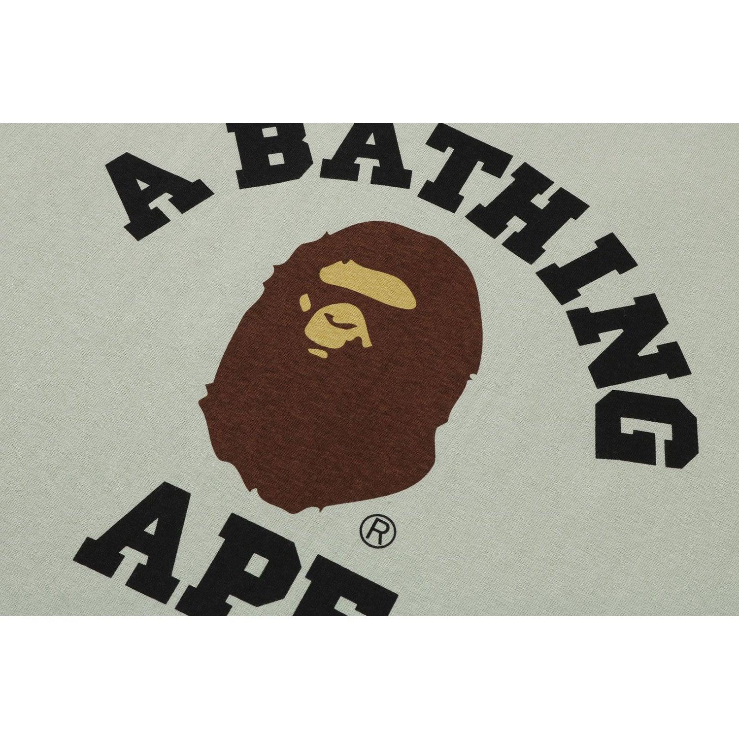 BAPE MENS PIGMENT COLLEGE T-SHIRT Male Product Image
