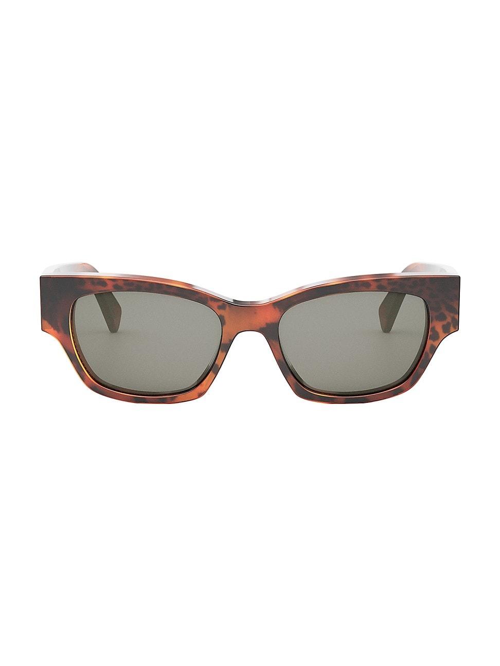 Womens 54MM Rectangular Sunglasses Product Image