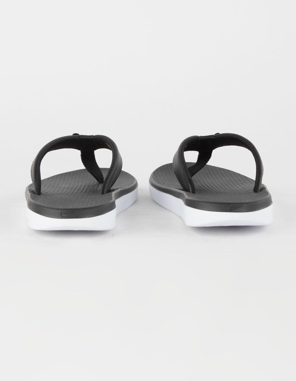 NIKE Bella Kai Womens Flip Flop Sandals - BLK/WHT Product Image