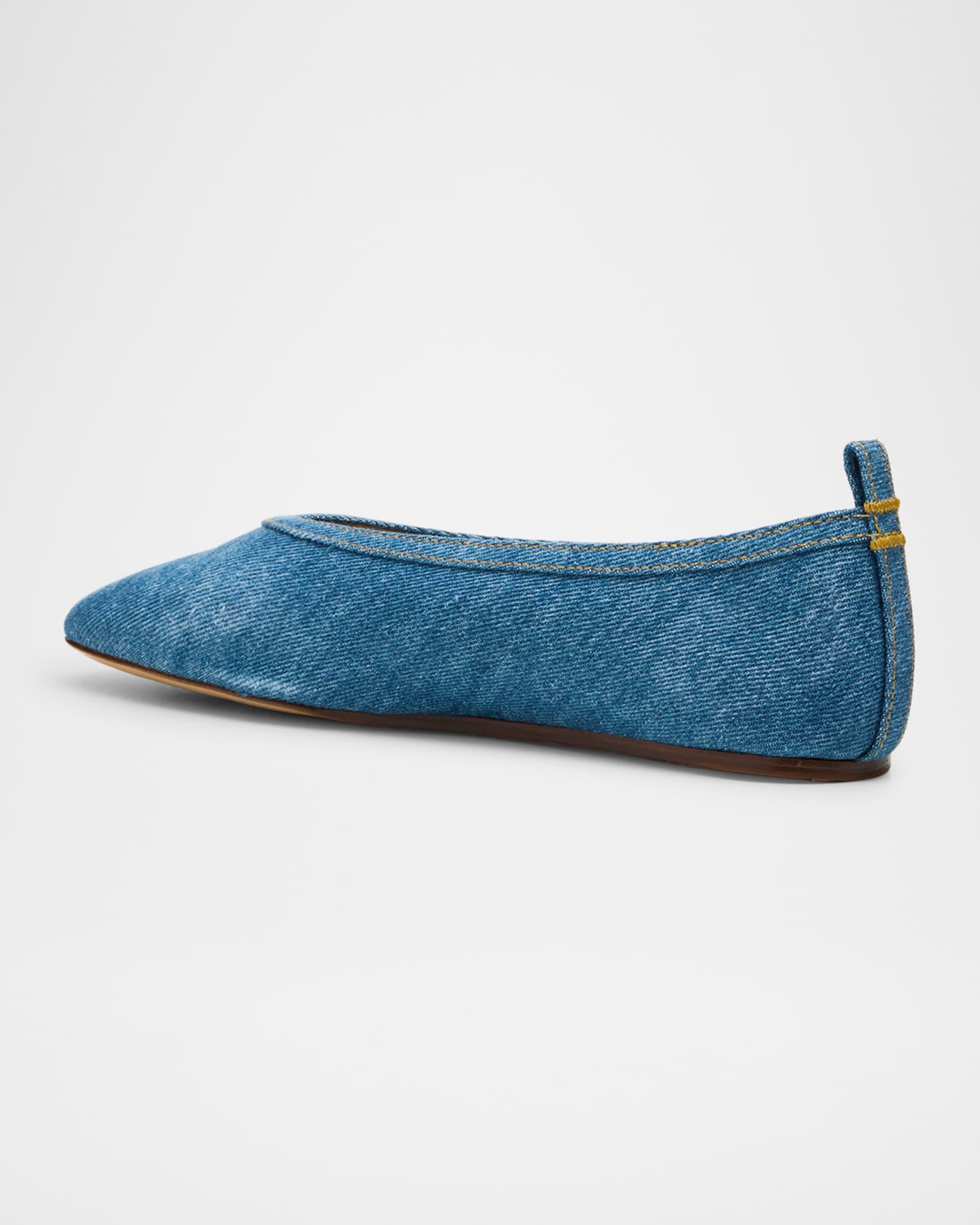 Luna Denim Ballerina Flats Product Image