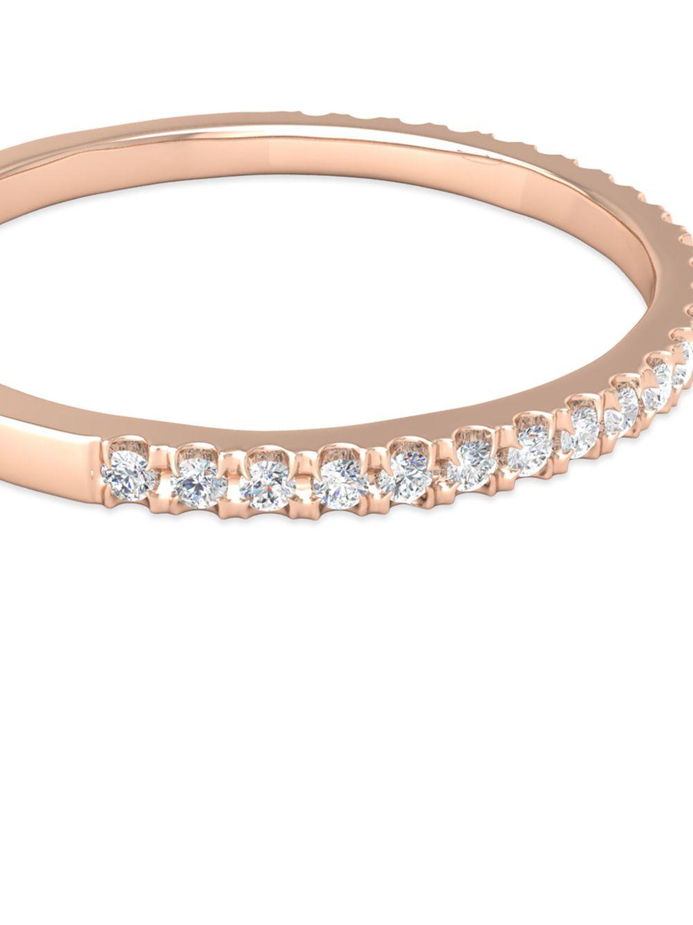 18kt rose gold Mara diamond ring Product Image