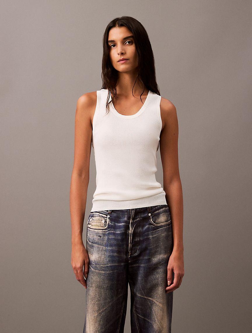 Denim Print Tailored Trouser Product Image