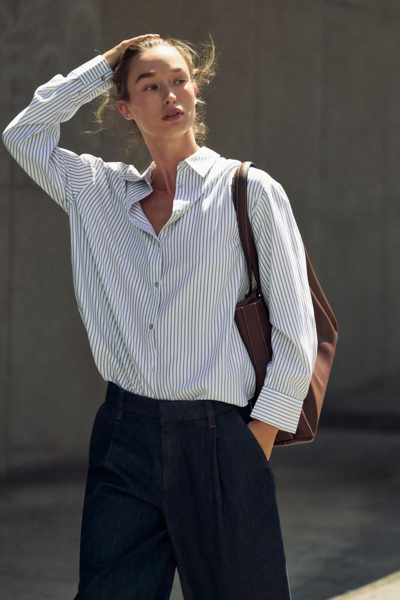 OVERSIZED STRIPED SHIRT Product Image