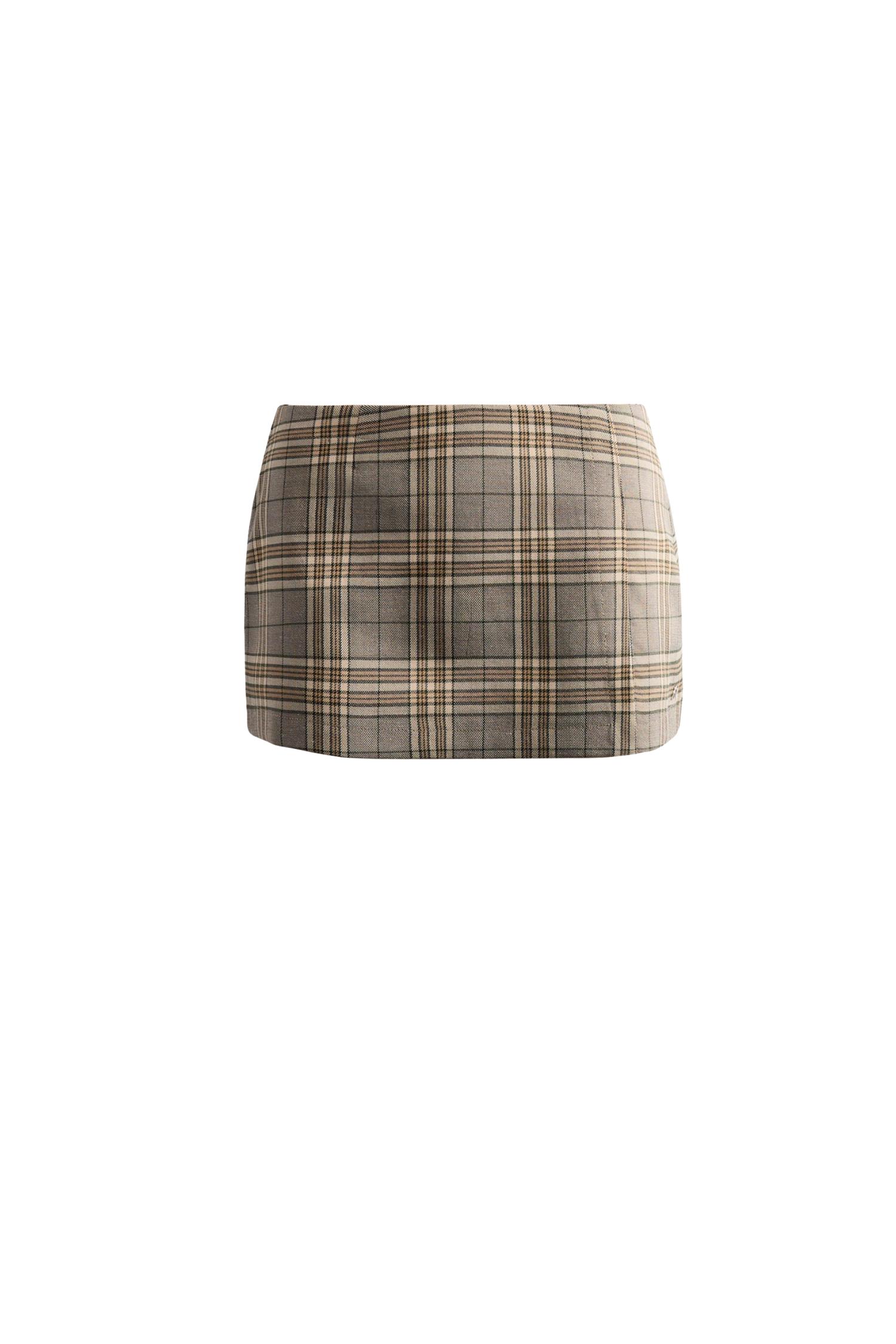 MICRO MINI SKIRT - PLAID Product Image