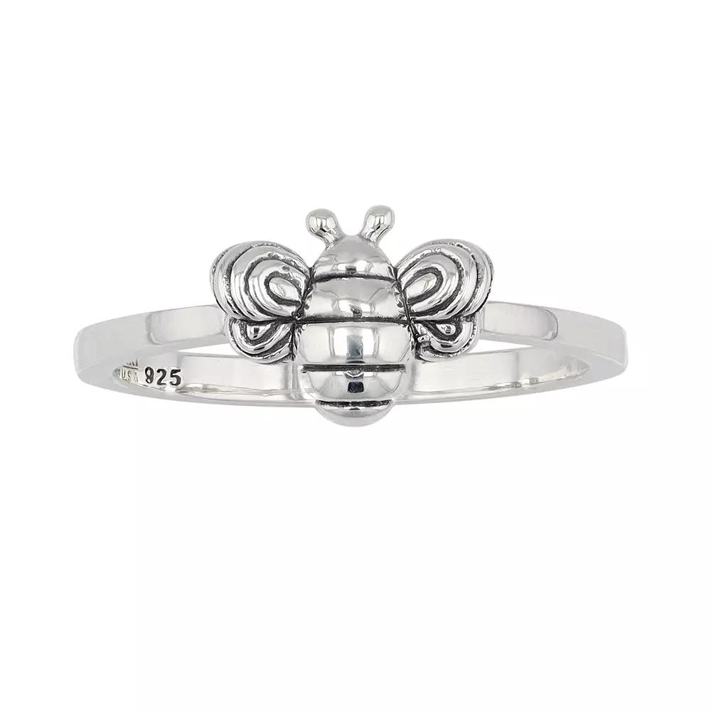 SIRI USA by TJM Sterling Silver Honey Bee Ring, Women's, Size: 9 Product Image