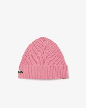 Rib Knit Brushed Wool Beanie Product Image