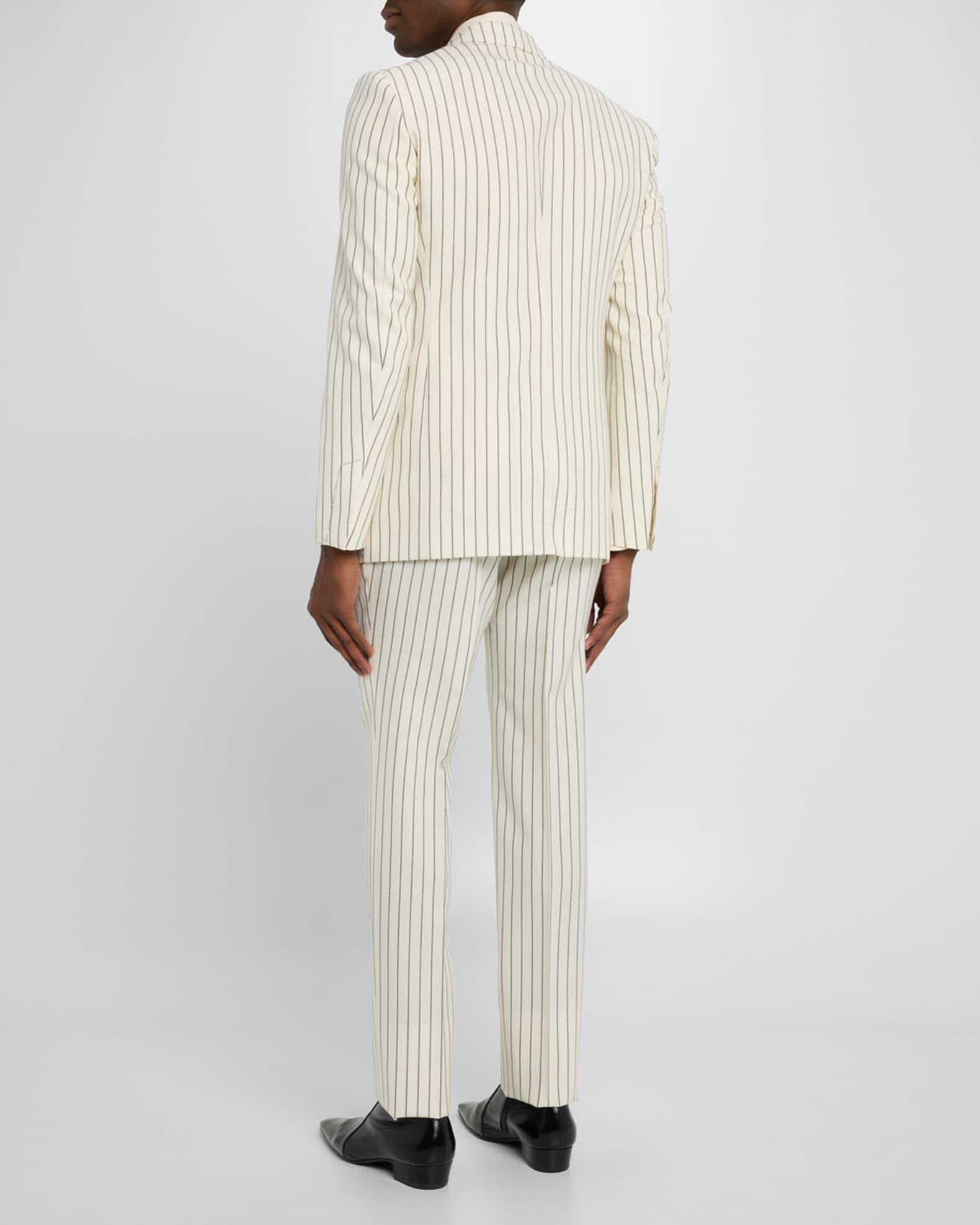Men's Shelton Wool Pinstripe Suit Product Image