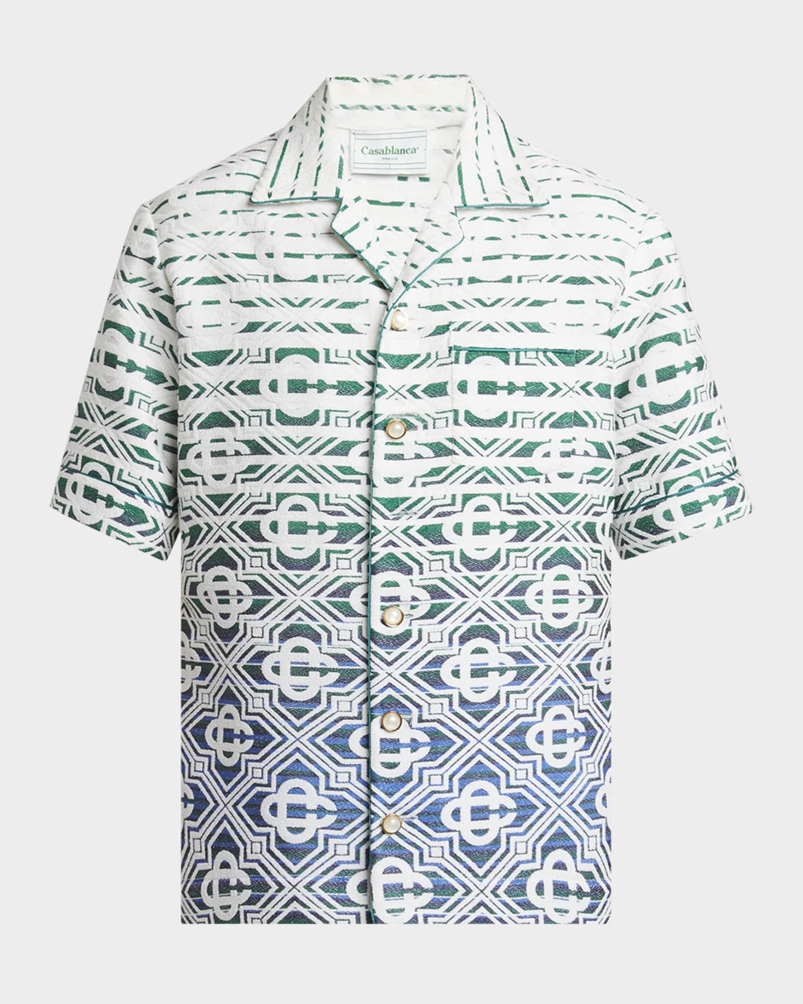 Men's Monogram Gradient Toweling Camp Shirt Product Image