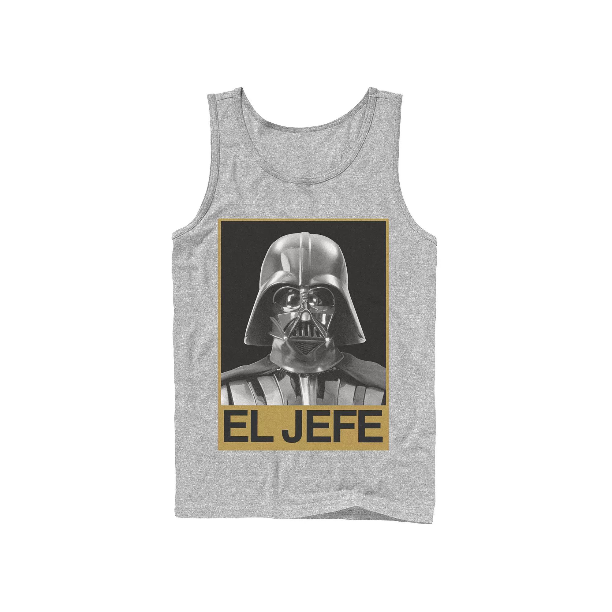 Men's Star Wars Darth Vader El Jefe Portrait Tank Top,  Product Image