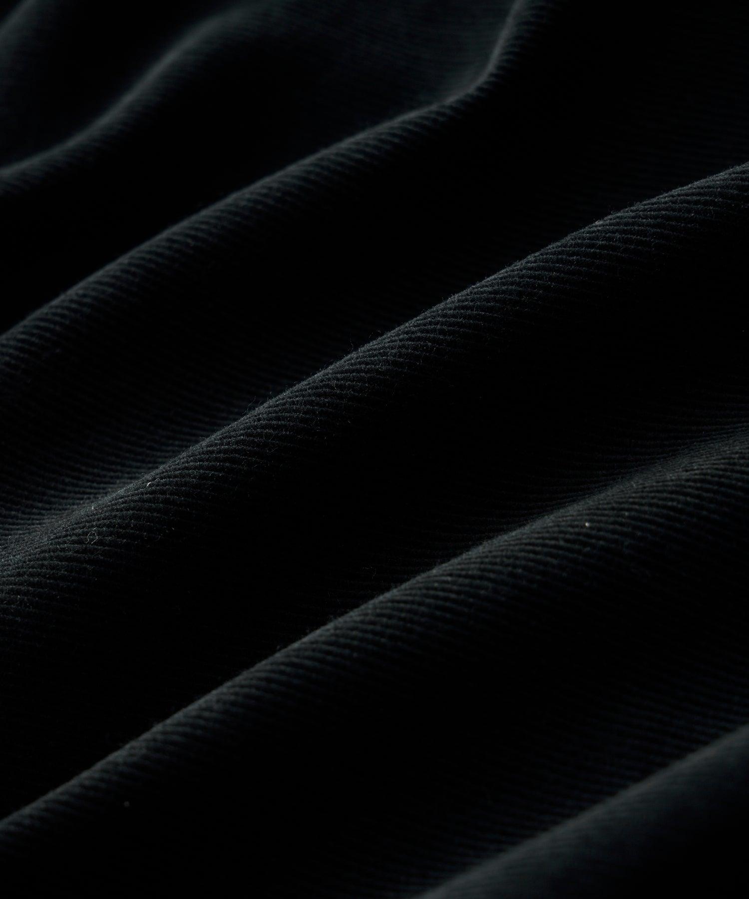 Corduroy Two-Pocket Field Shirt in Black Product Image