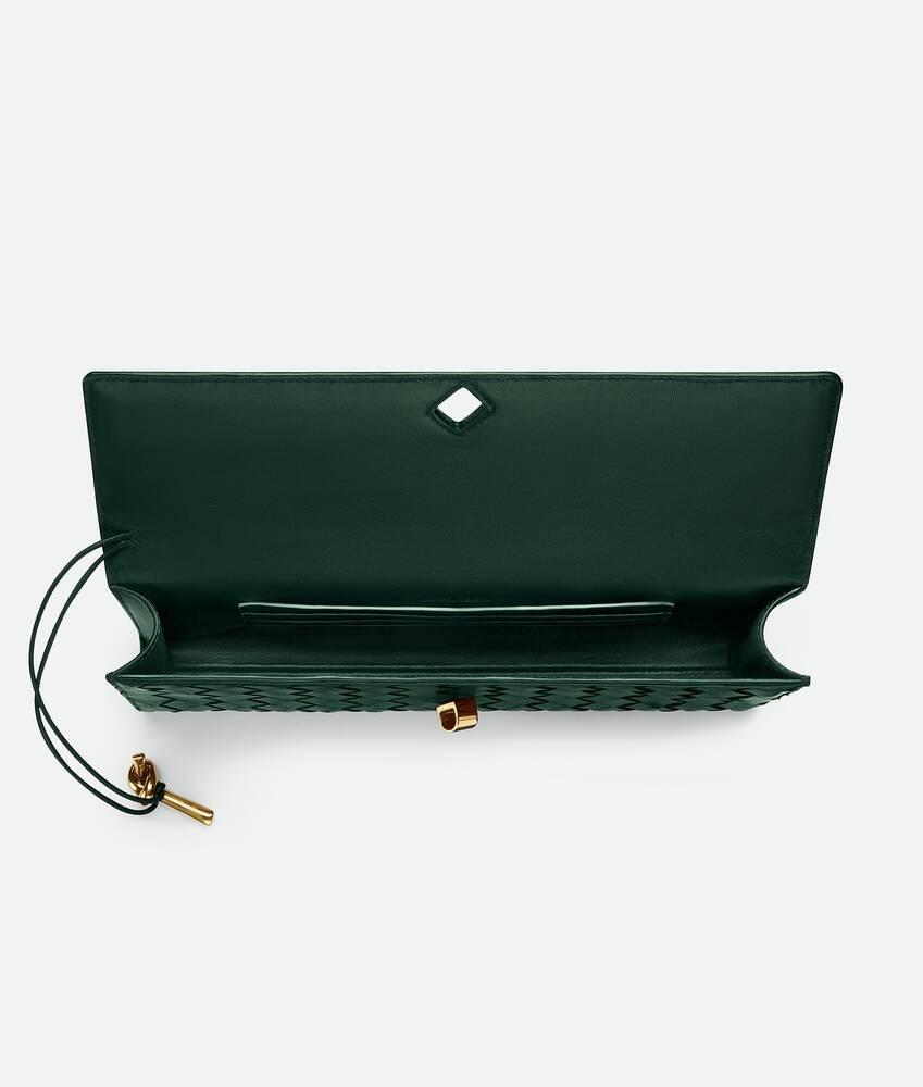 Women's Andiamo Clutch in Emerald green Product Image