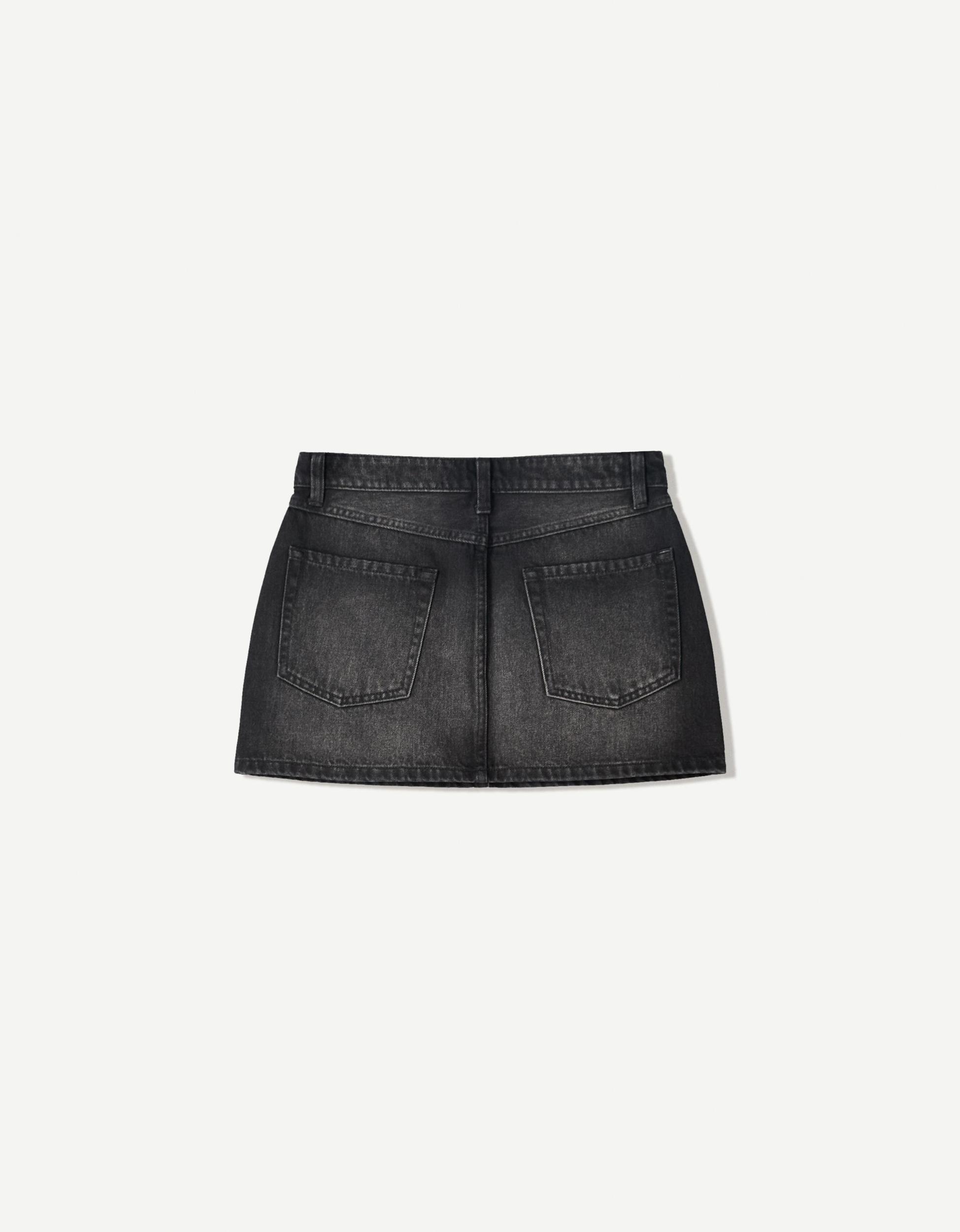 Denim mini skirt Product Image